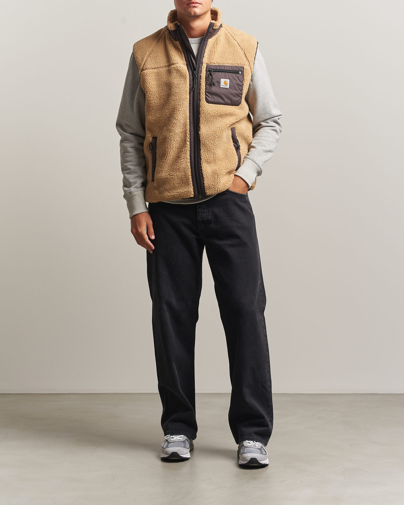 Uomini | Gilet | Carhartt WIP | Prentis Pile Vest Tobacco