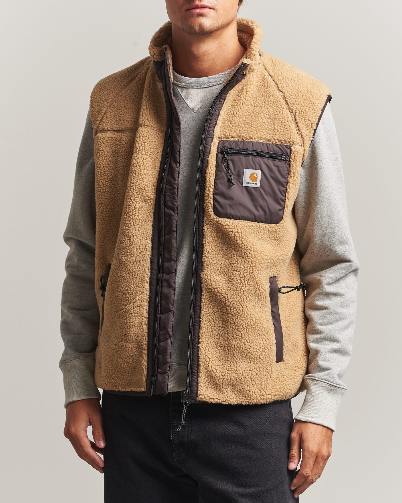 Uomini | Gilet | Carhartt WIP | Prentis Pile Vest Tobacco