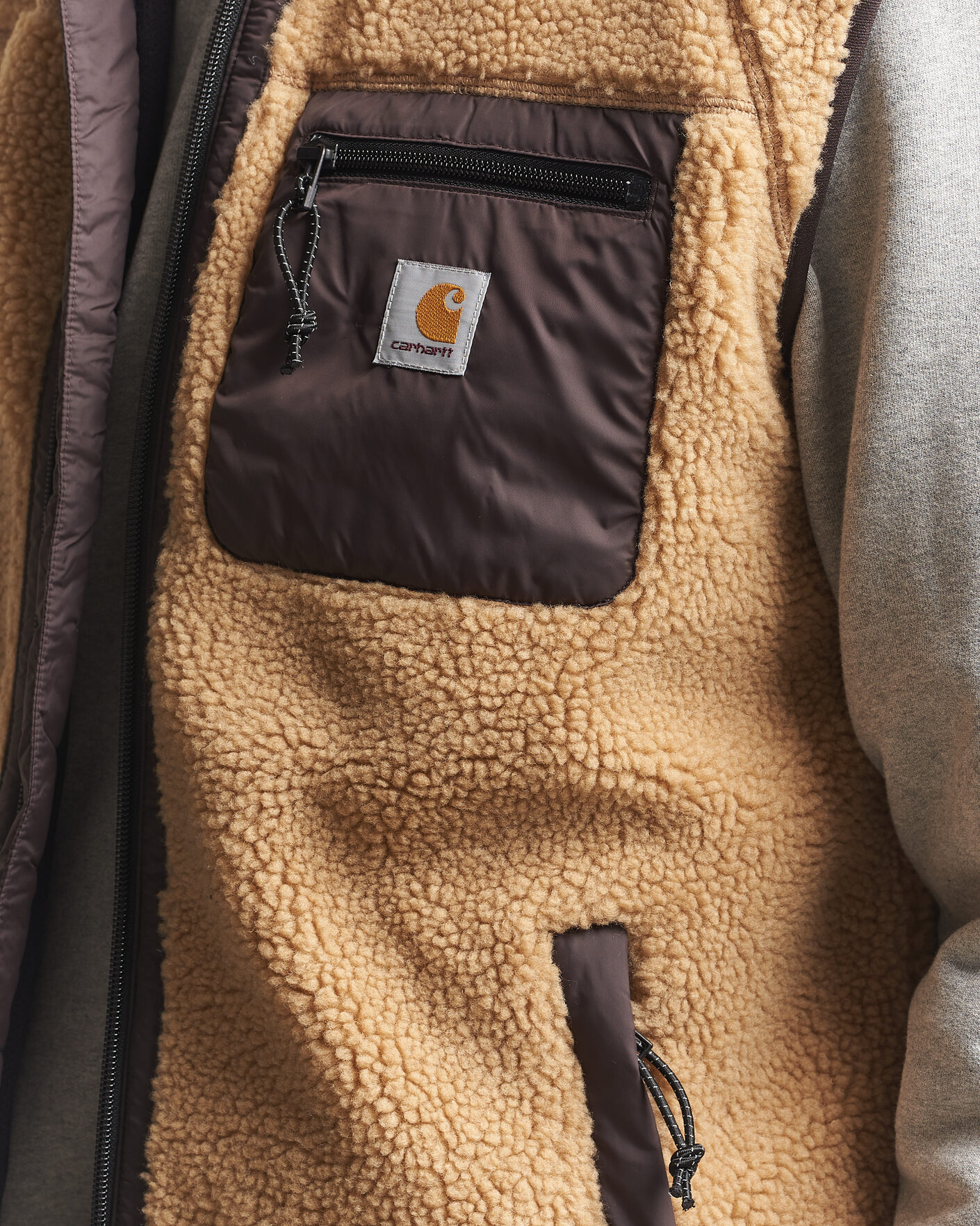 Uomini | Gilet | Carhartt WIP | Prentis Pile Vest Tobacco