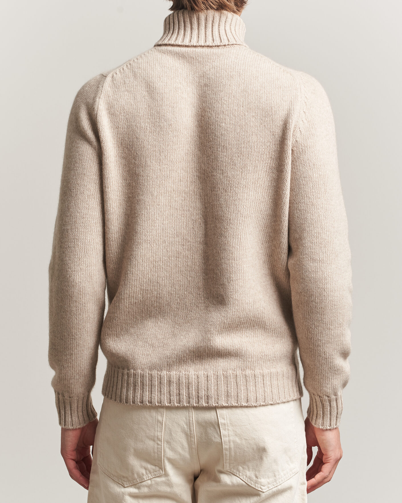 Uomini | Maglieria | Fedeli | Wool/Cashmere Rollneck Beige