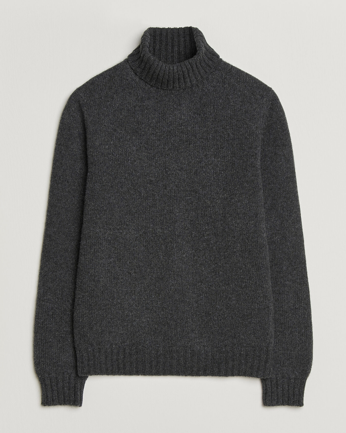 Uomini | Maglieria | Fedeli | Wool/Cashmere Rollneck Anthracite