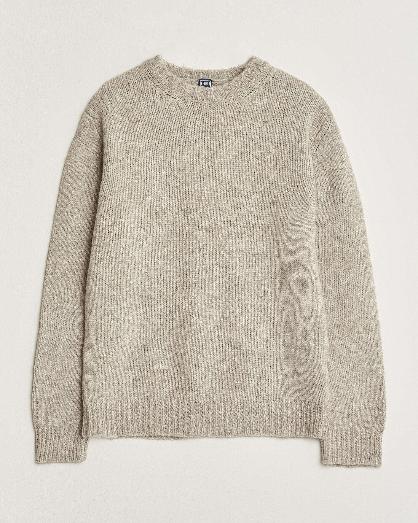 Uomini | Maglieria | Fedeli | Yak Blend Sweater Beige Melange