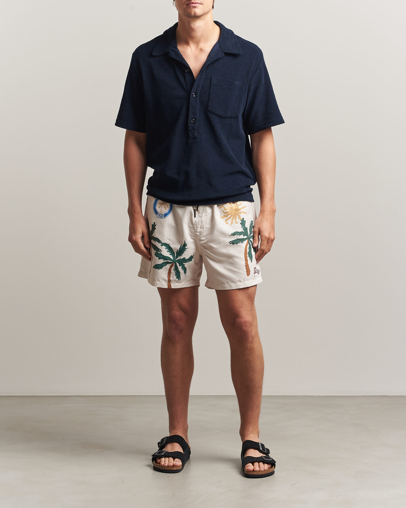 Uomini | Costumi da bagno | OAS | Printed Swimshorts Multi