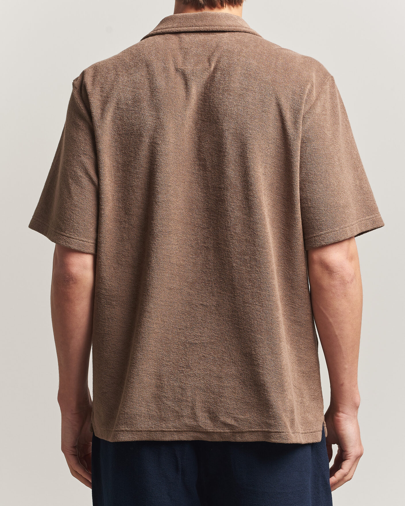 Uomini | Polo | OAS | Novo Regular Fit Terry Polo Brown