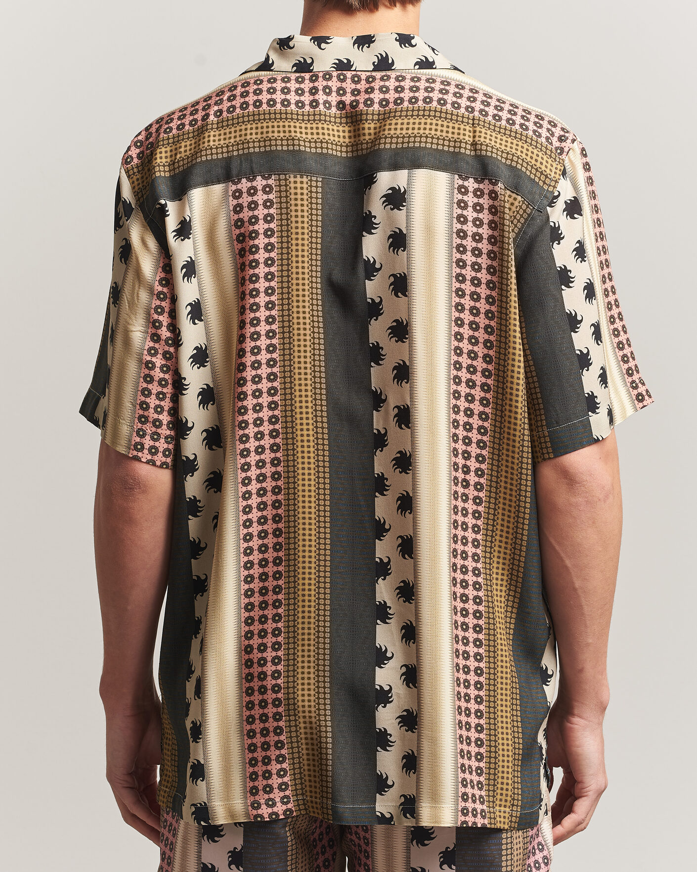 Uomini | Camicie | OAS | Mixset Rocco Printed Cuba Short Sleeve Shirt Multi