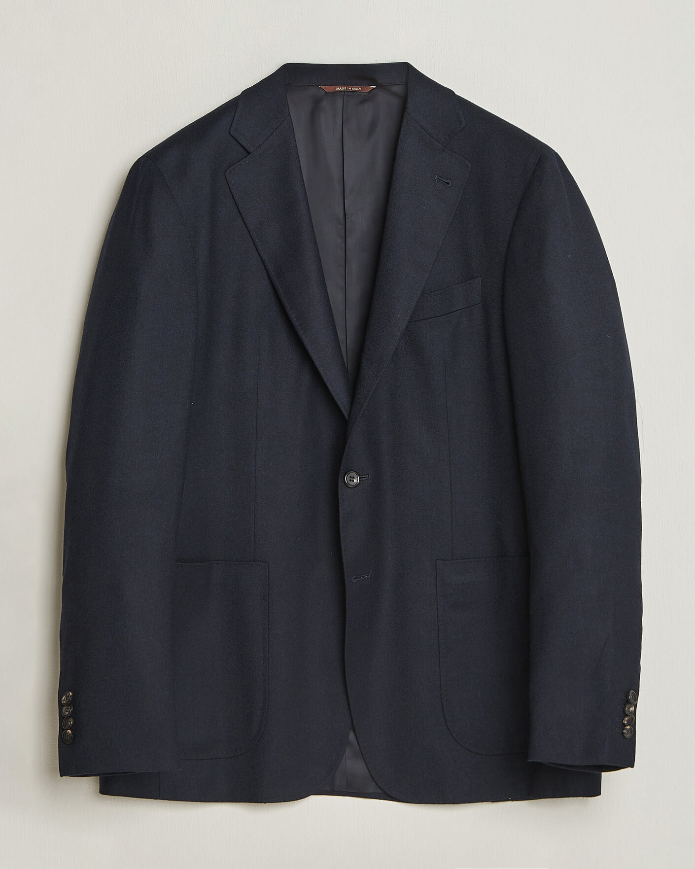 Uomini | Blazers | Canali | Kei Impeccabile Flannel Blazer Navy