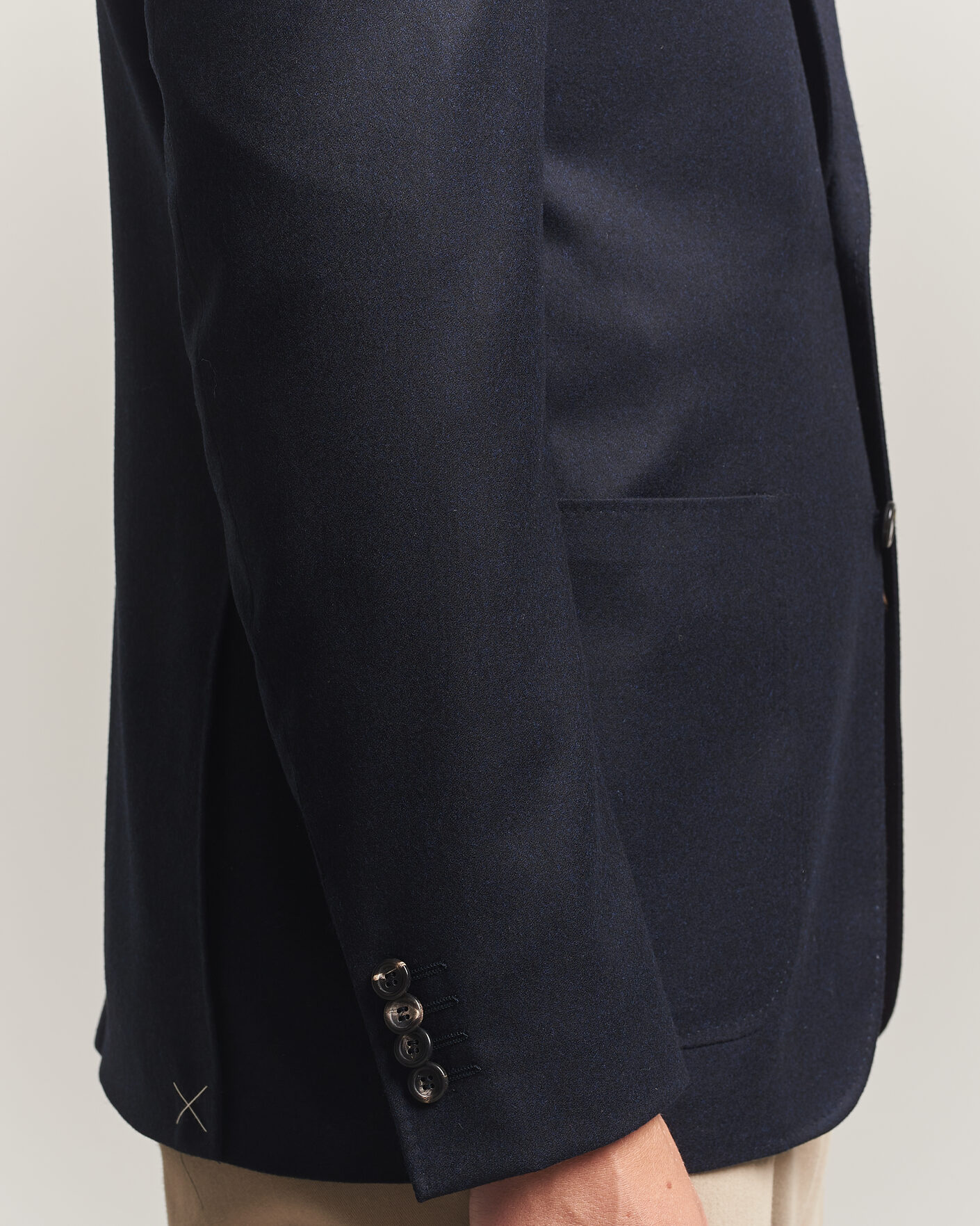 Uomini | Blazers | Canali | Kei Impeccabile Flannel Blazer Navy