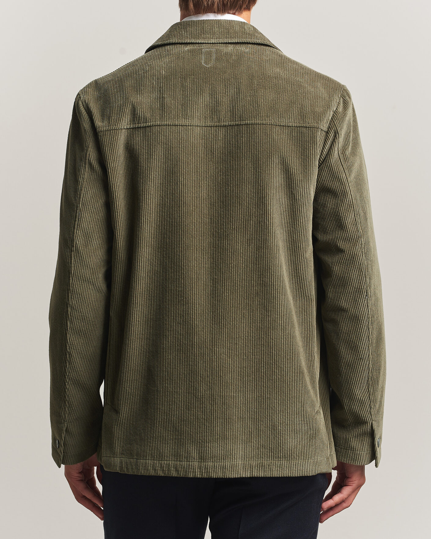 Uomini | Giacche | Canali | Corduroy Chore Jacket Olive