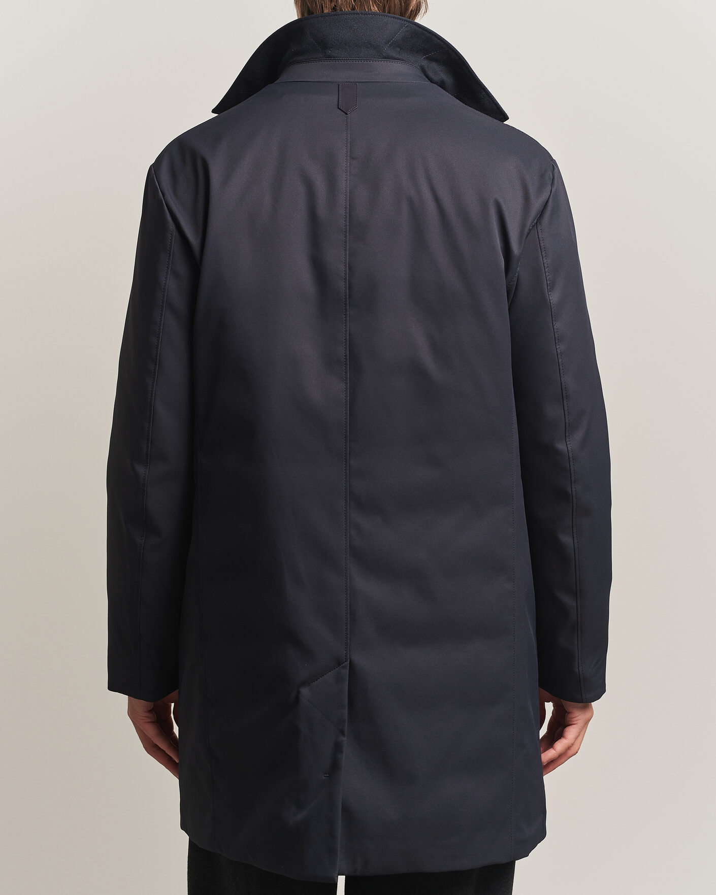 Uomini | Giacche | Canali | Zip Liner Down Coat Navy