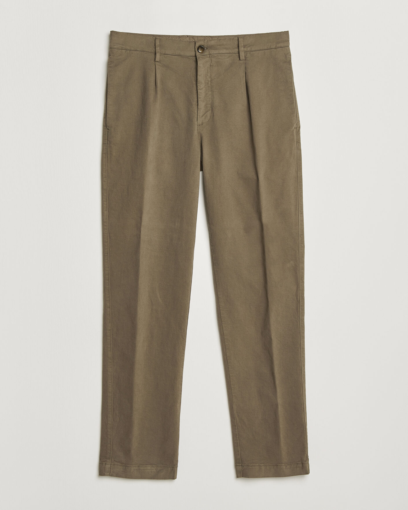 Uomini | Pantaloni | Canali | Cotton/Cashmere Chinos Taupe