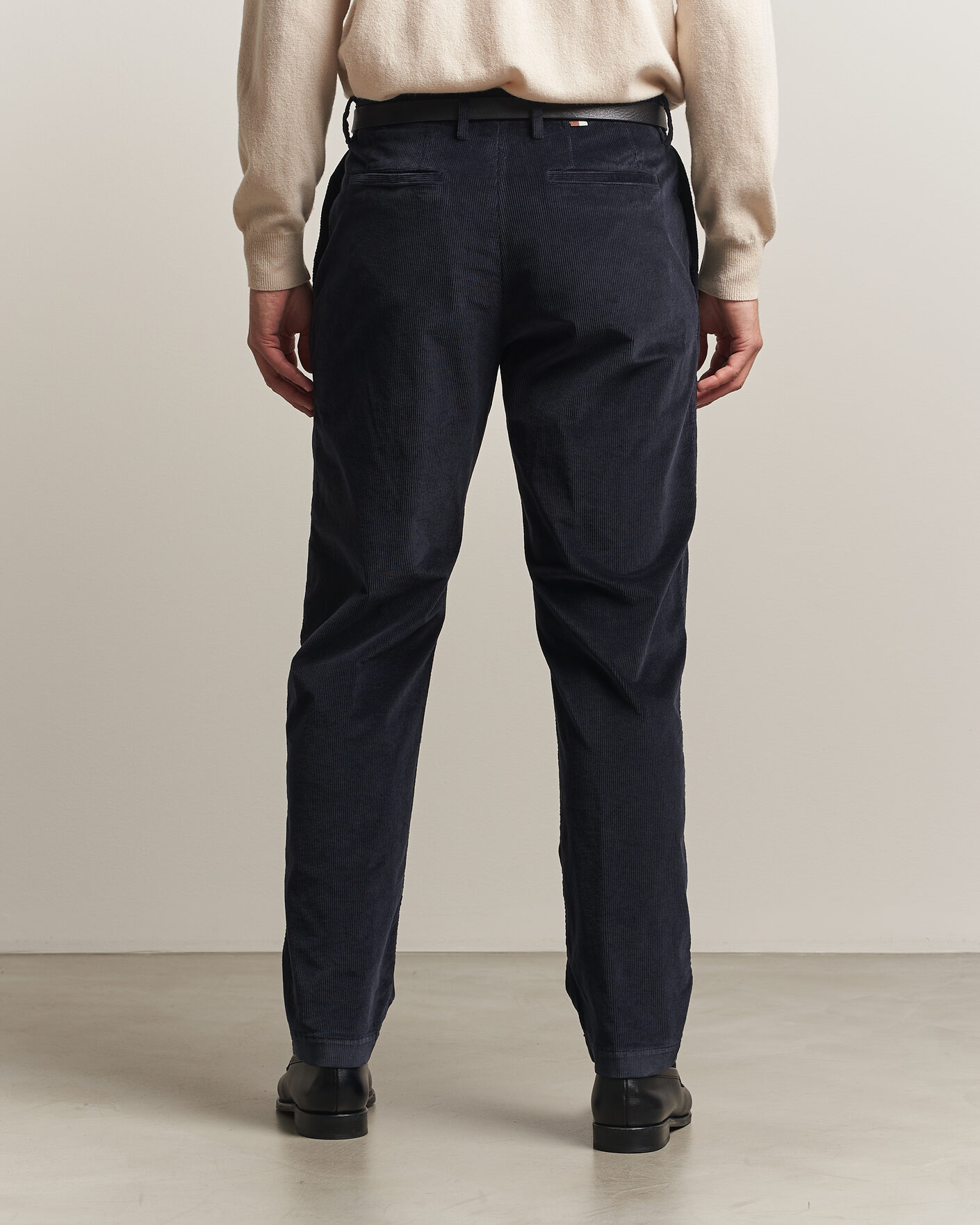 Uomini | Pantaloni | Canali | Comfort Corduroy Pants Navy
