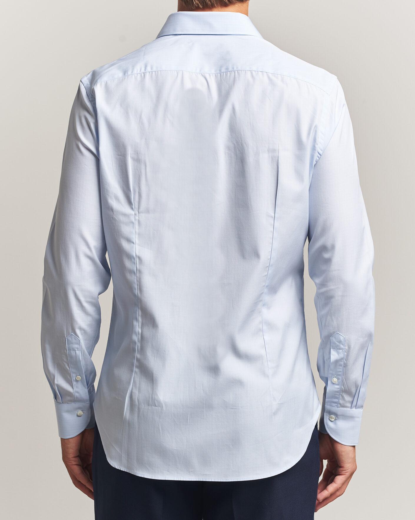 Uomini | Camicie | Canali | Slim Fit Dress Shirt Light Blue Check