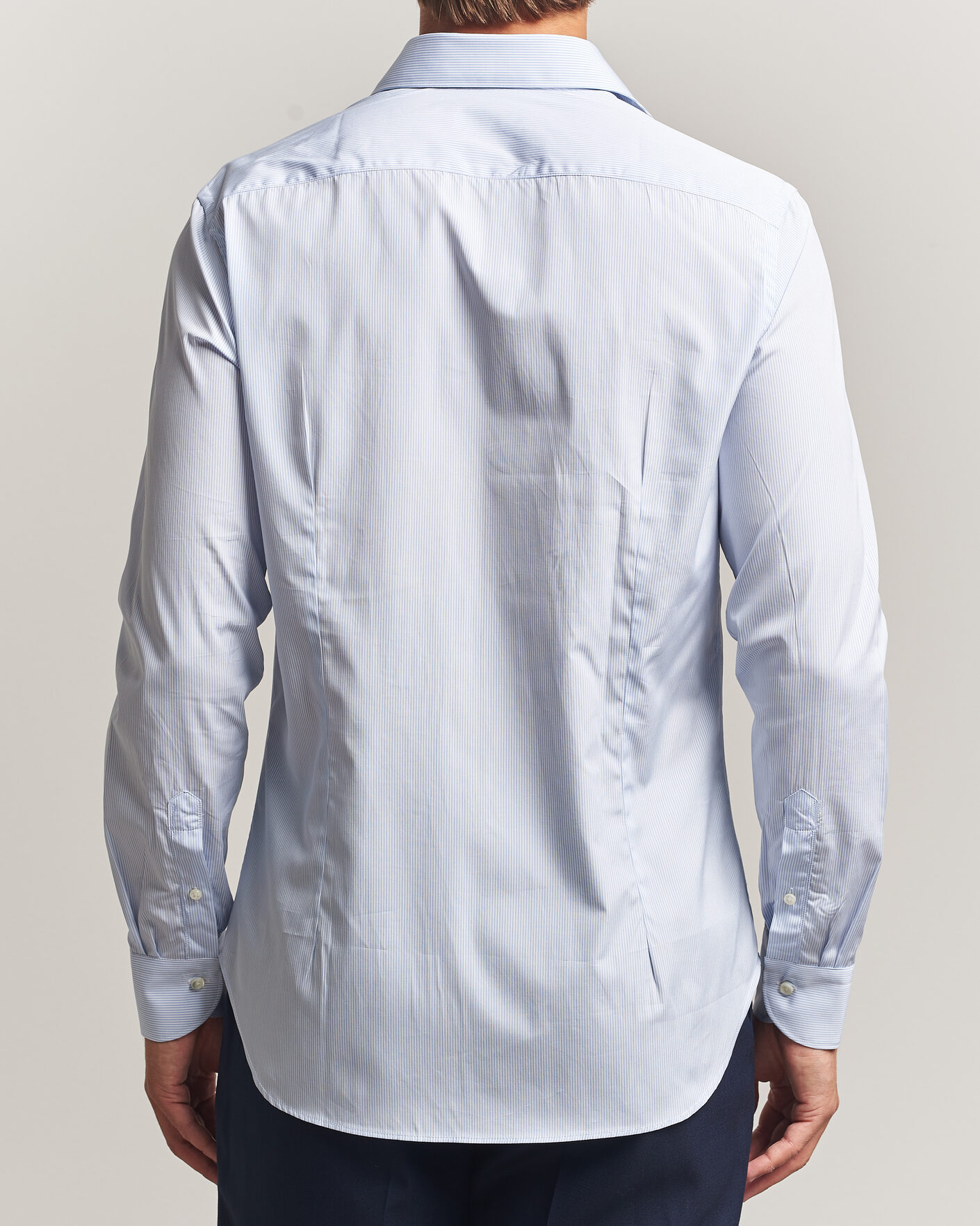 Uomini | Camicie | Canali | Slim Fit Dress Shirt Light Blue Stripe