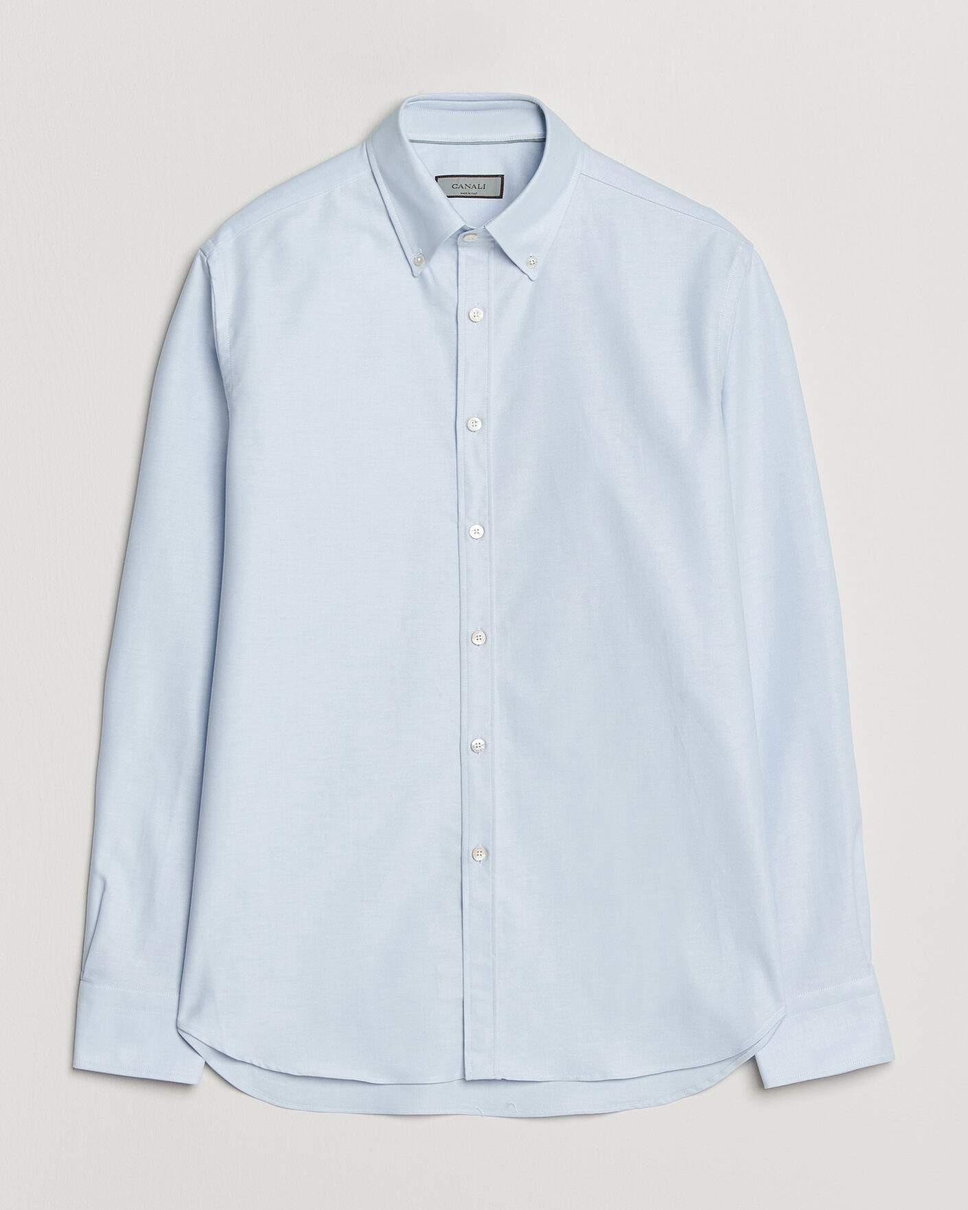 Uomini | Camicie | Canali | Oxford Button Down Shirt Light Blue