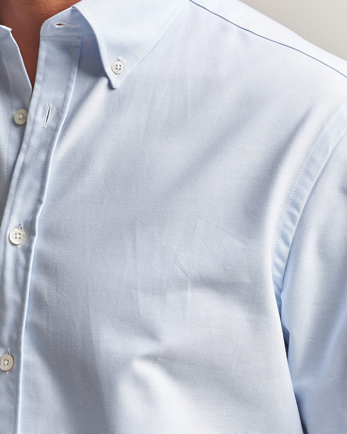 Uomini | Camicie | Canali | Oxford Button Down Shirt Light Blue