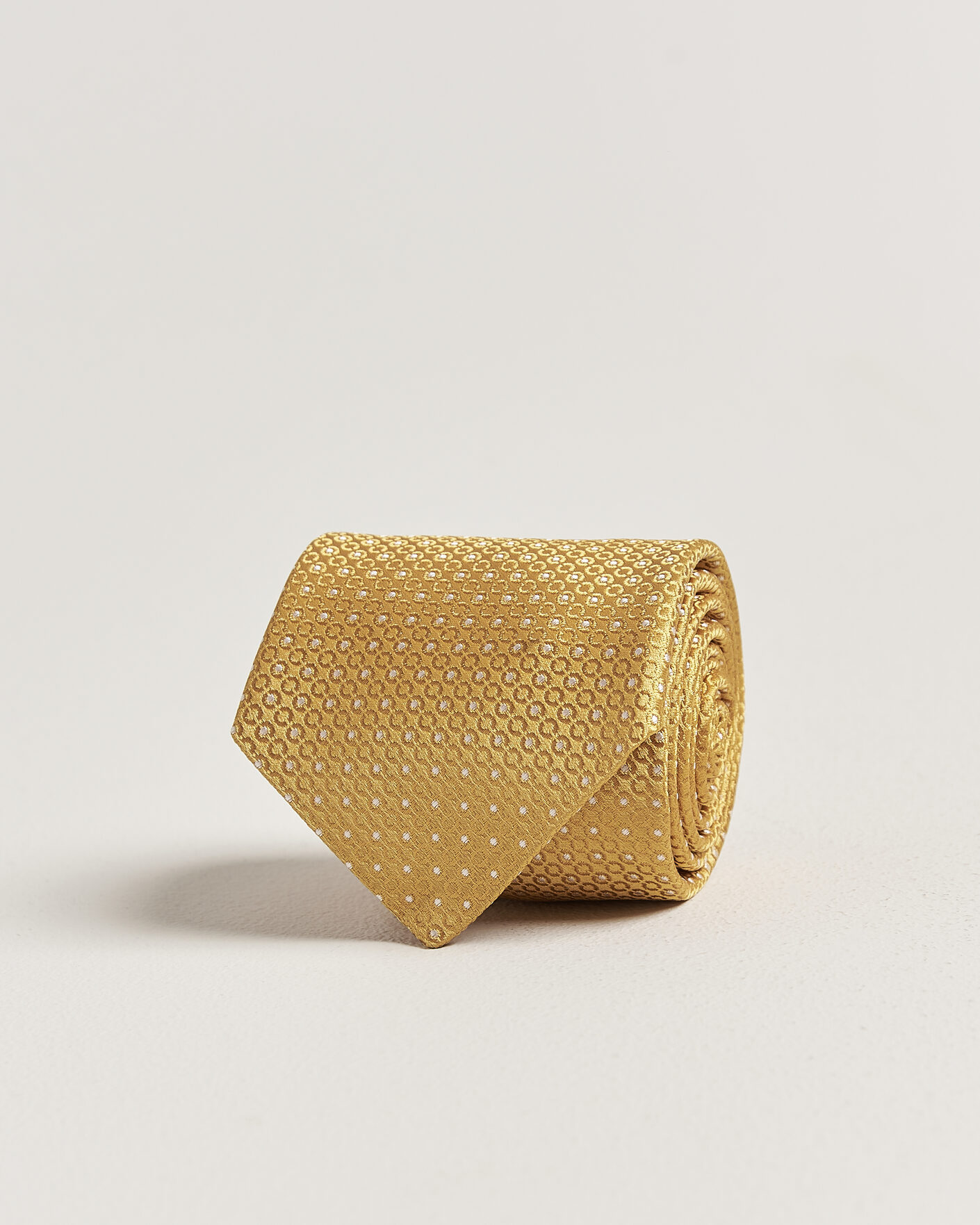 Uomini | Cravatte | Canali | Jacquard Silk Tie Yellow