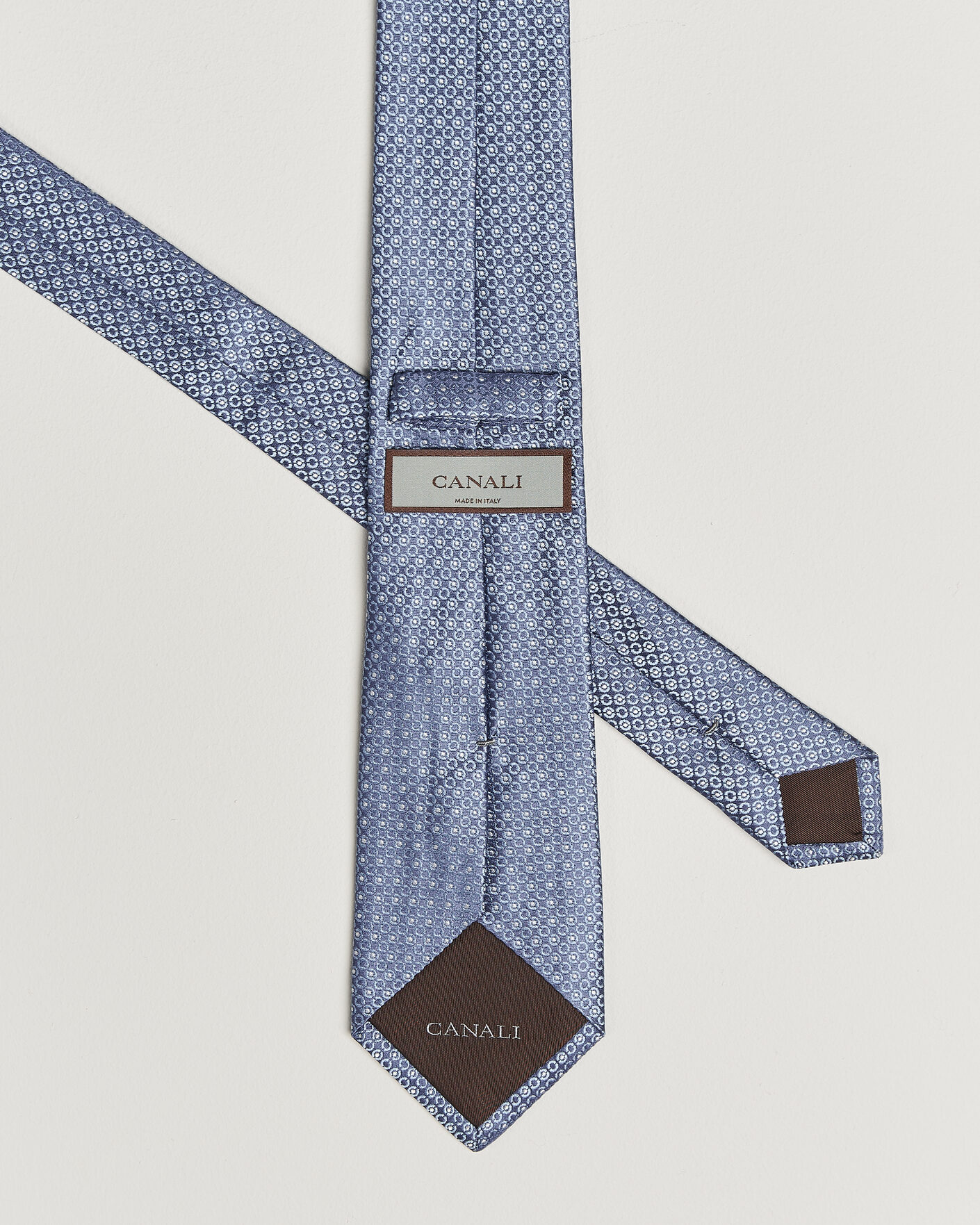 Uomini | Cravatte | Canali | Jacquard Silk Tie Sky Blue