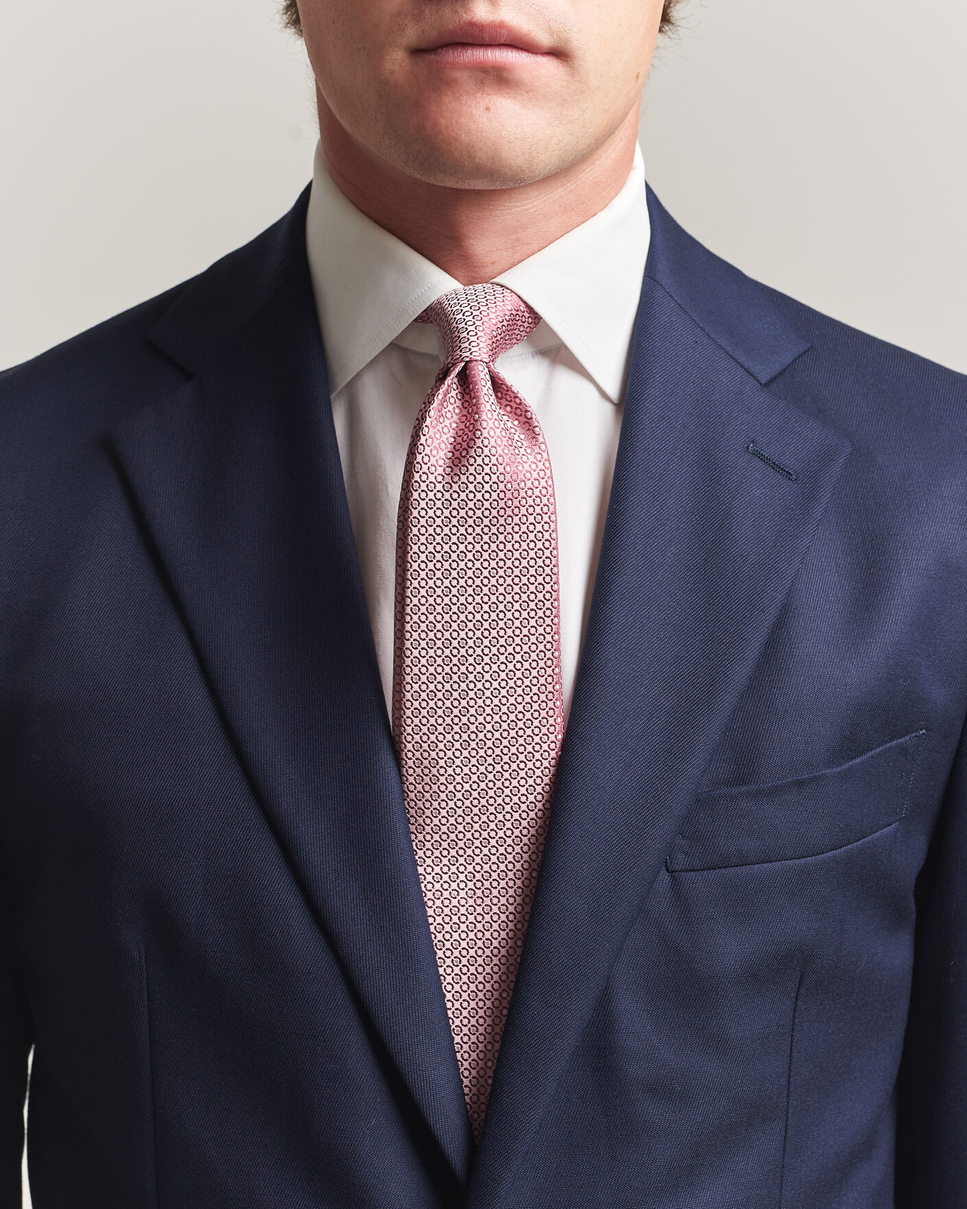 Uomini | Cravatte | Canali | Jacquard Silk Tie Rosa