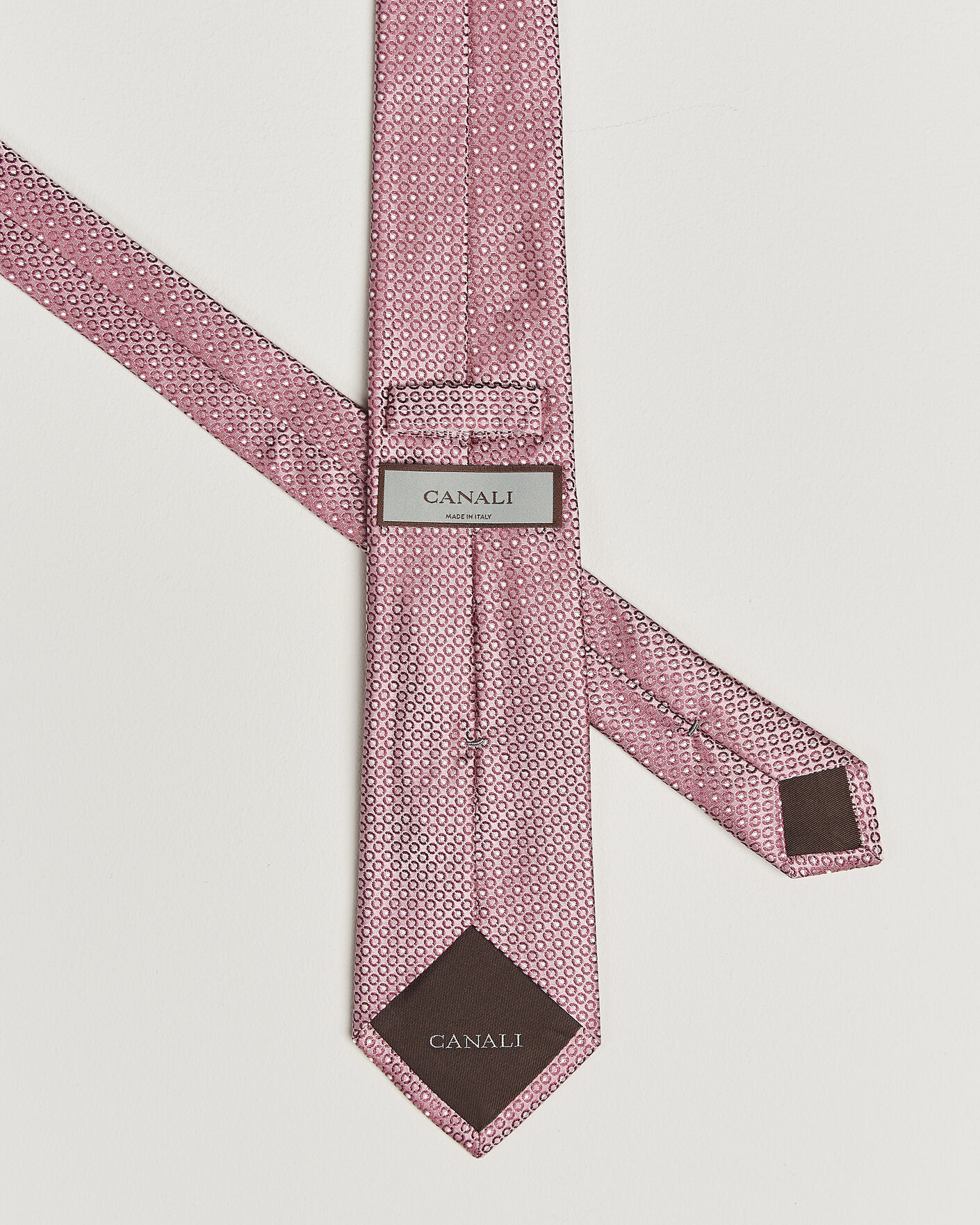 Uomini | Cravatte | Canali | Jacquard Silk Tie Rosa