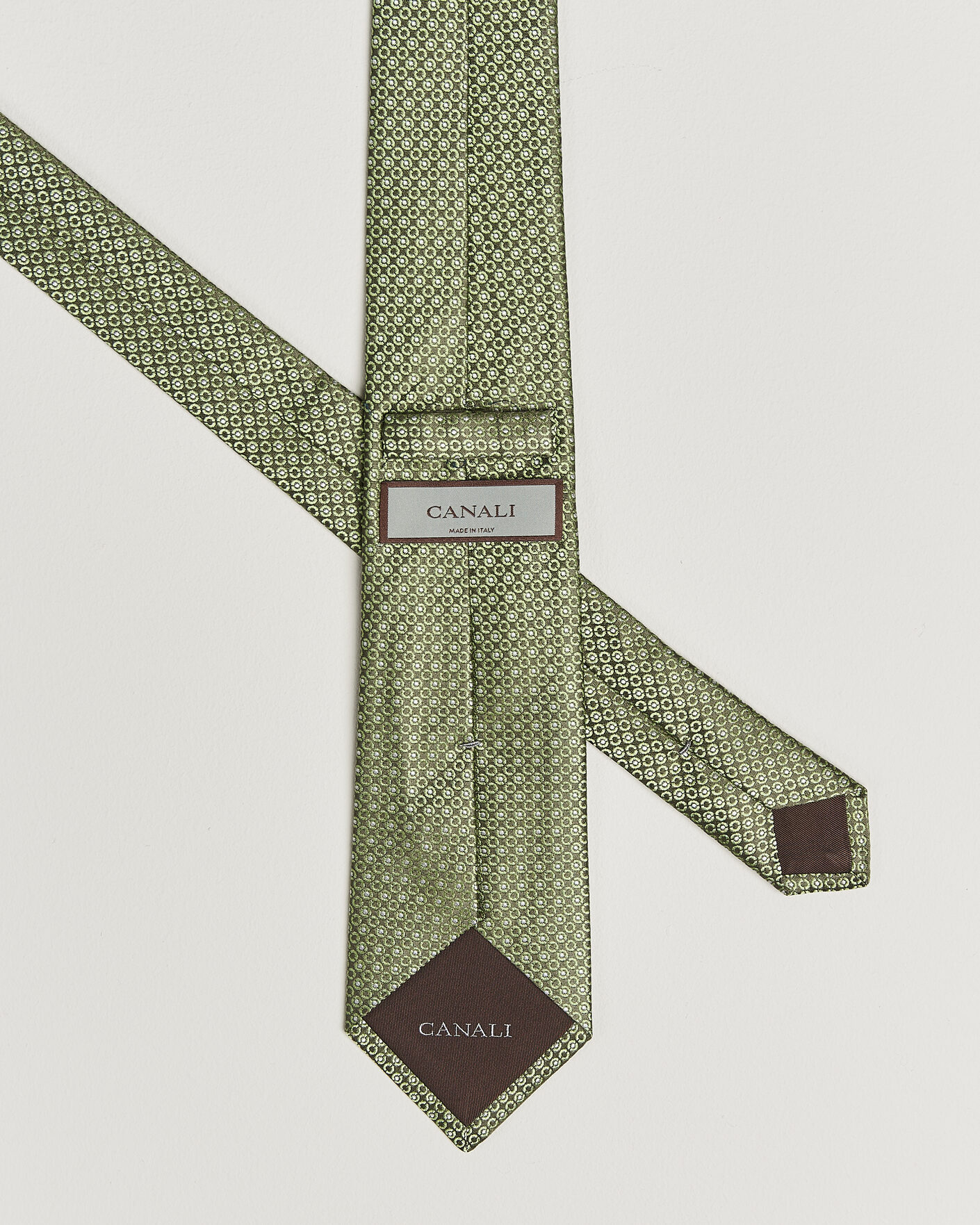 Uomini | Cravatte | Canali | Jacquard Silk Tie Grass Green