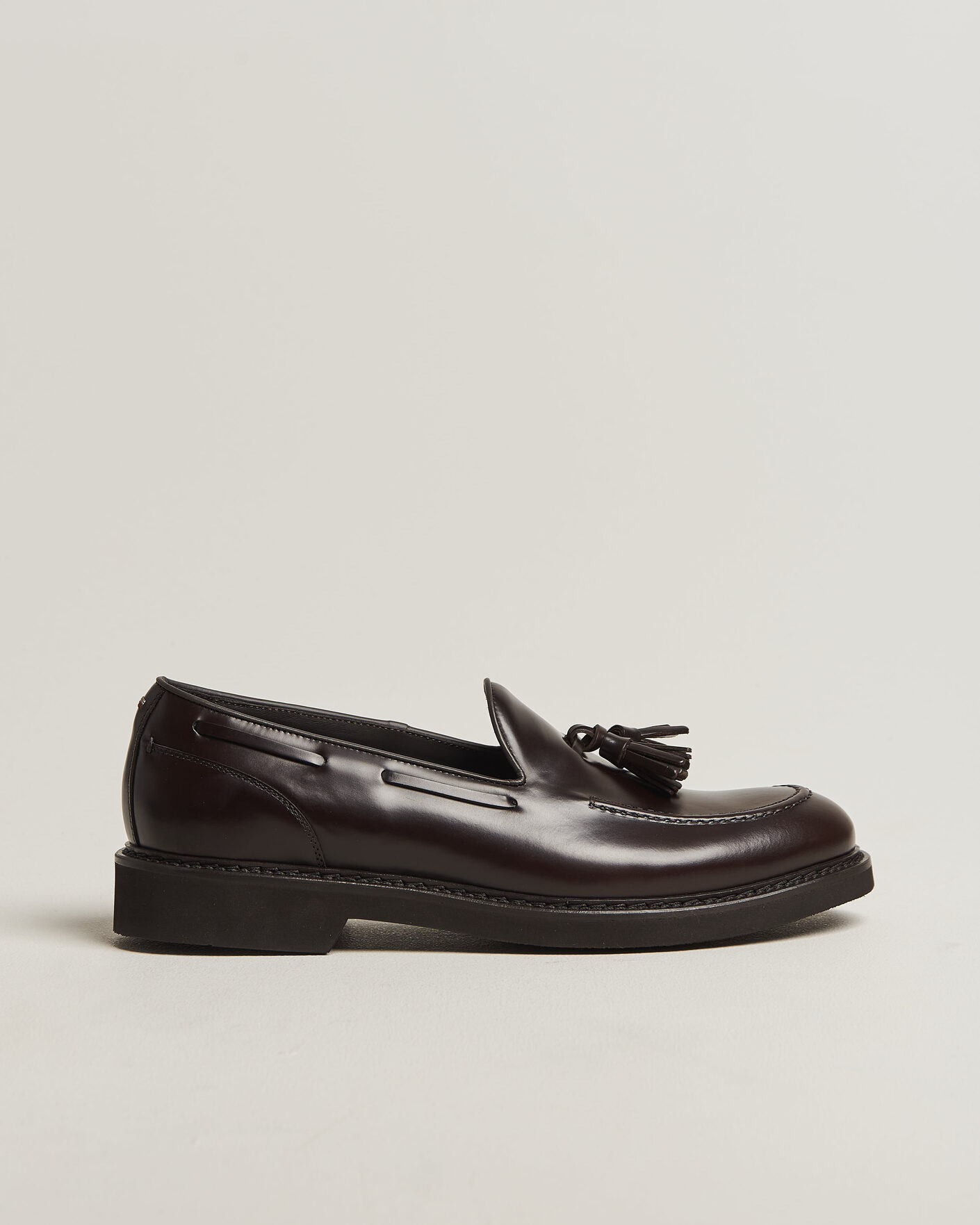 Uomini | Mocassini | Canali | Tassel Loafers Dark Brown Calf
