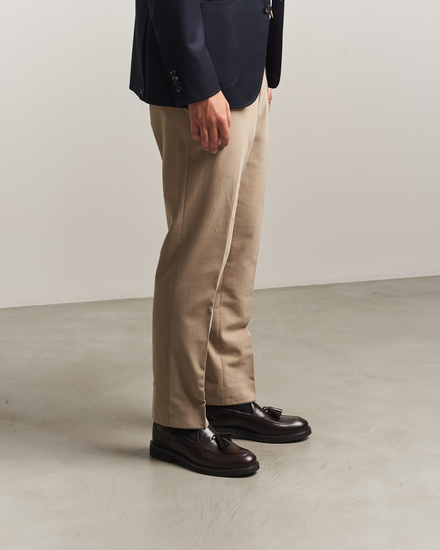 Uomini | Mocassini | Canali | Tassel Loafers Dark Brown Calf