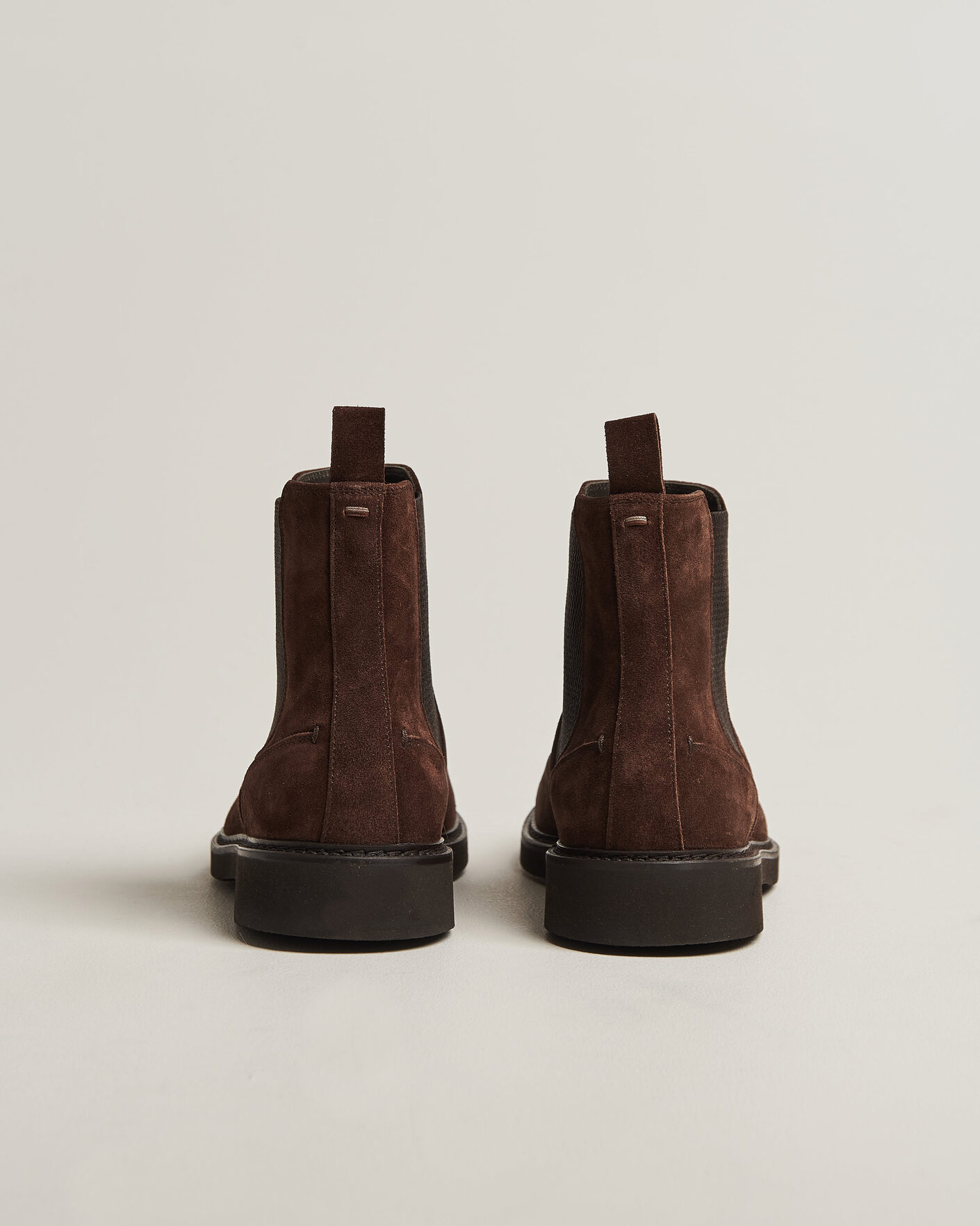 Uomini | Stivali | Canali | Chelsea Boots Dark Brown Suede