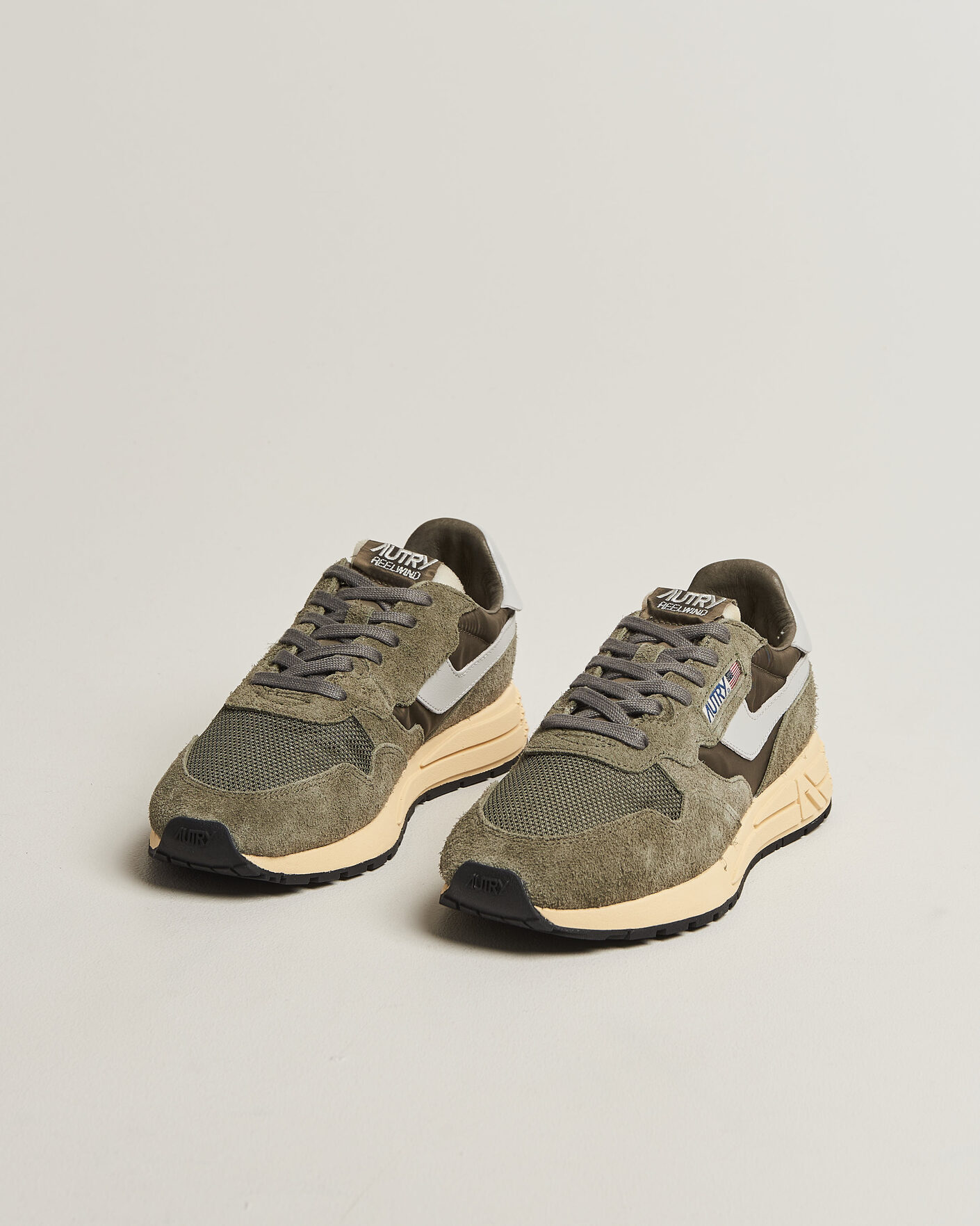 Uomini | Sneakers | Autry | Reelwind Running Sneaker Olive Night/Grey