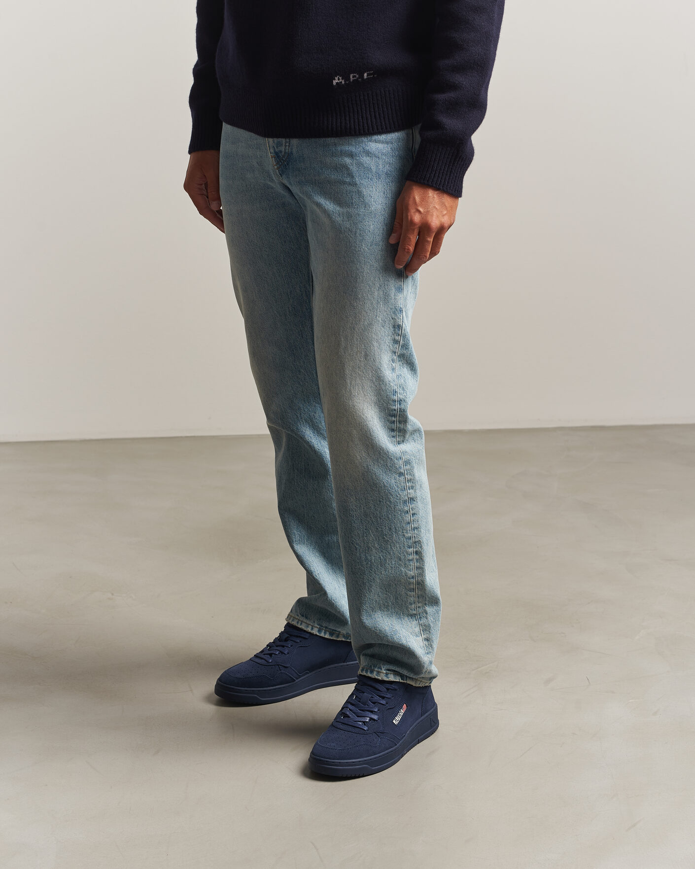 Uomini | Sneakers | Autry | Medalist Low Suede Sneaker Navy