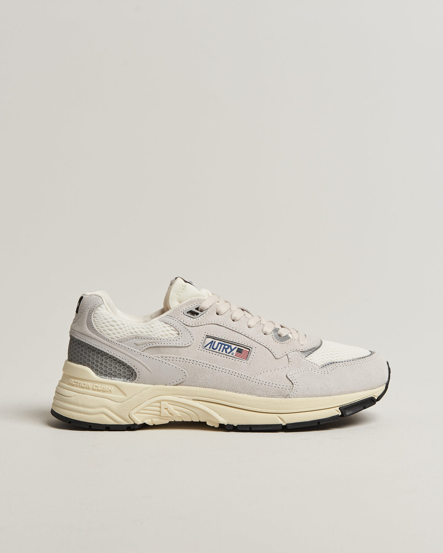 Uomini | Sneakers | Autry | Hyperway Low Suede Running Sneaker Light Grey