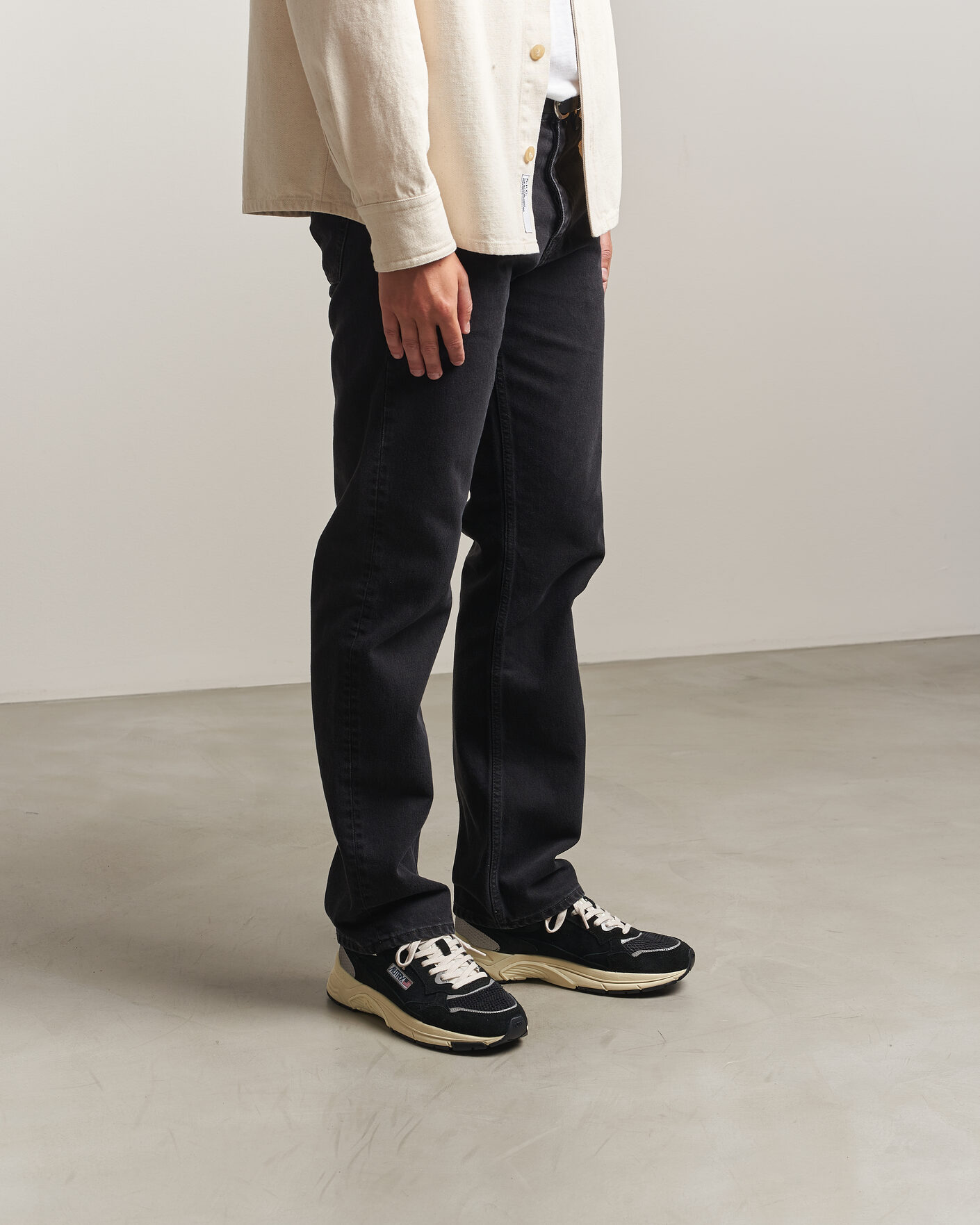 Uomini | Sneakers | Autry | Hyperway Low Suede Running Sneaker Black