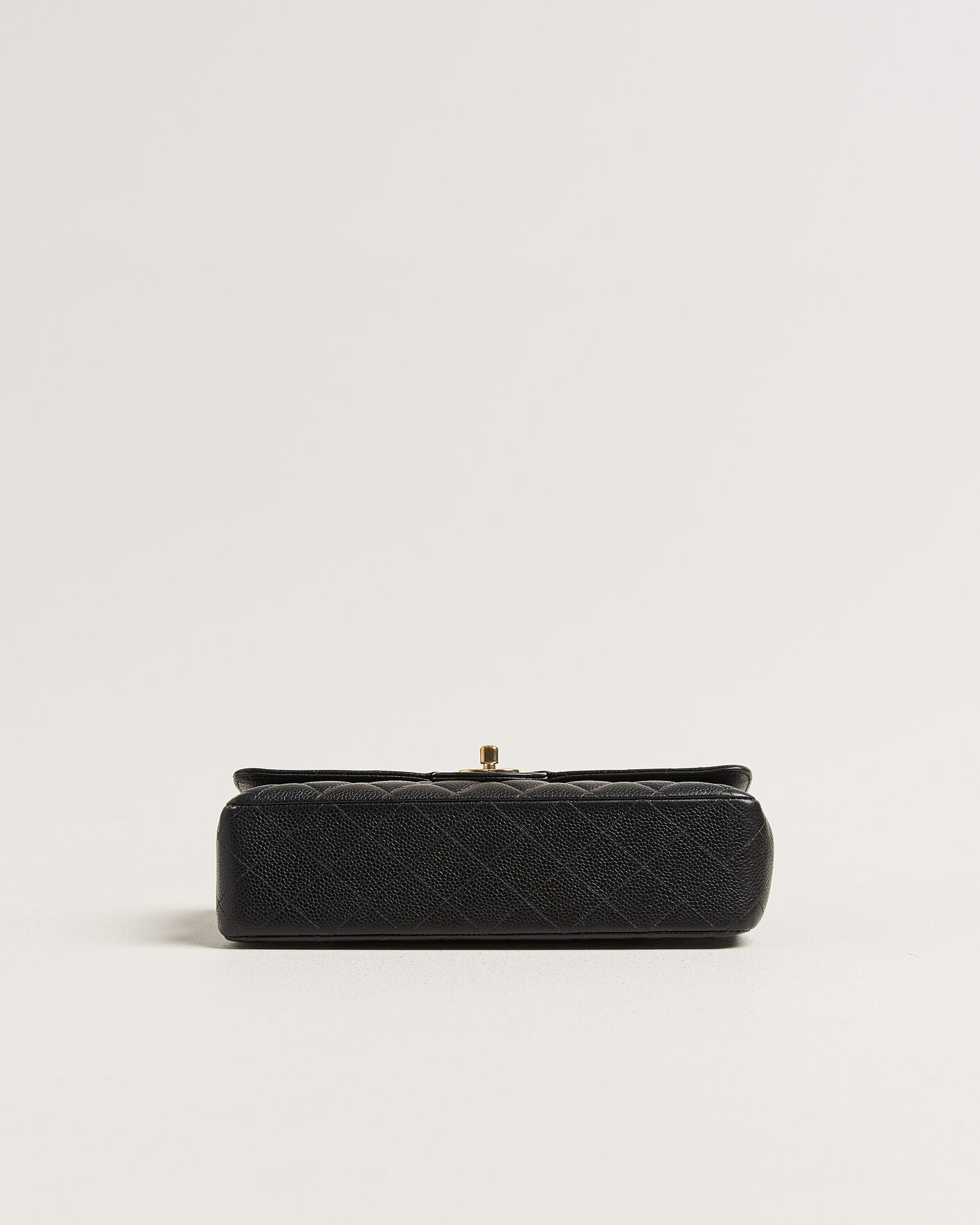 Uomini | Chanel Pre-Owned Classic Medium Double Flap Bag Caviar Leather Black | Chanel Pre-Owned | Classic Medium Double Flap Bag Caviar Leather Black