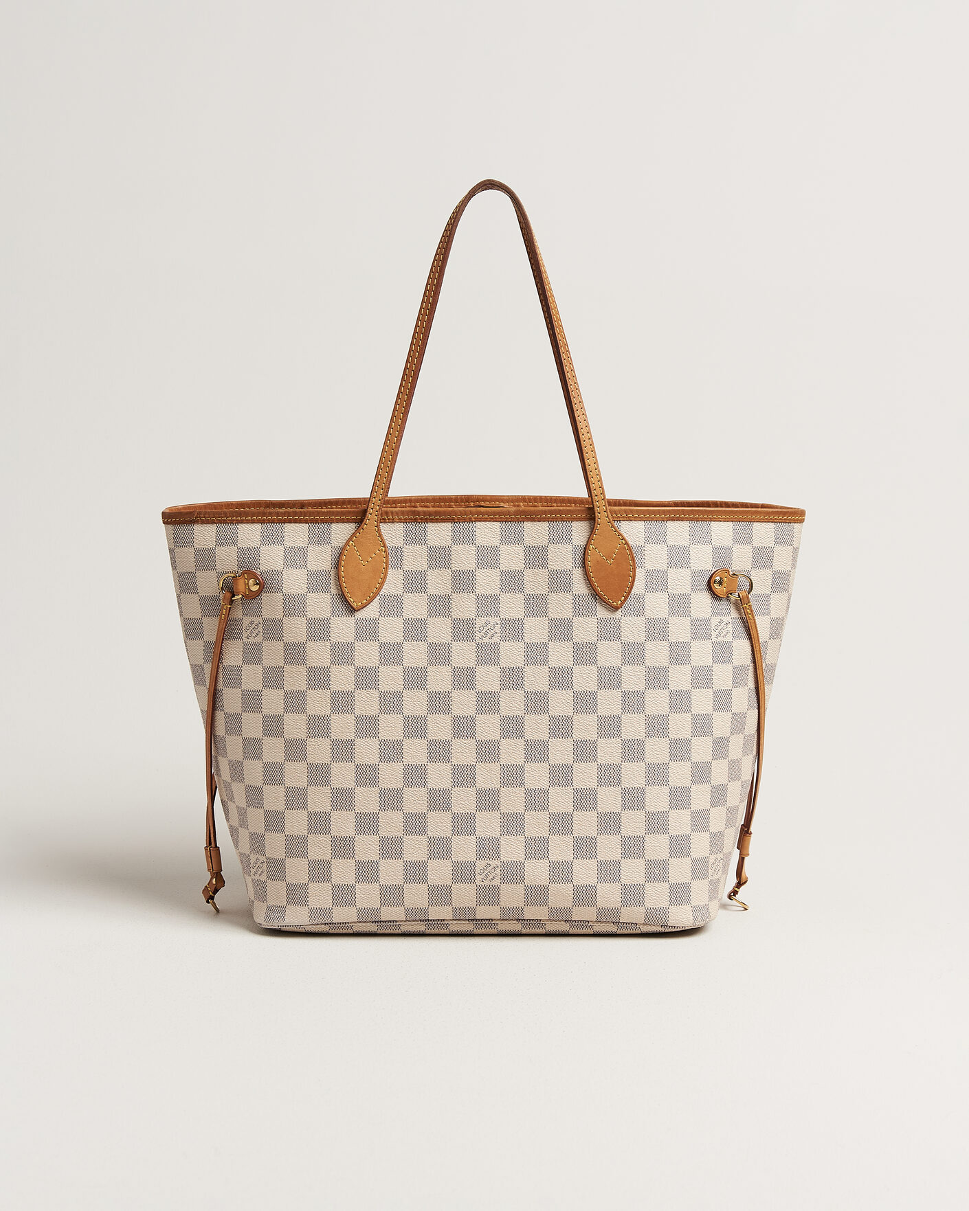Uomini | Pre-Owned & Vintage Bags | Louis Vuitton Pre-Owned | Neverfull MM Damier Azur