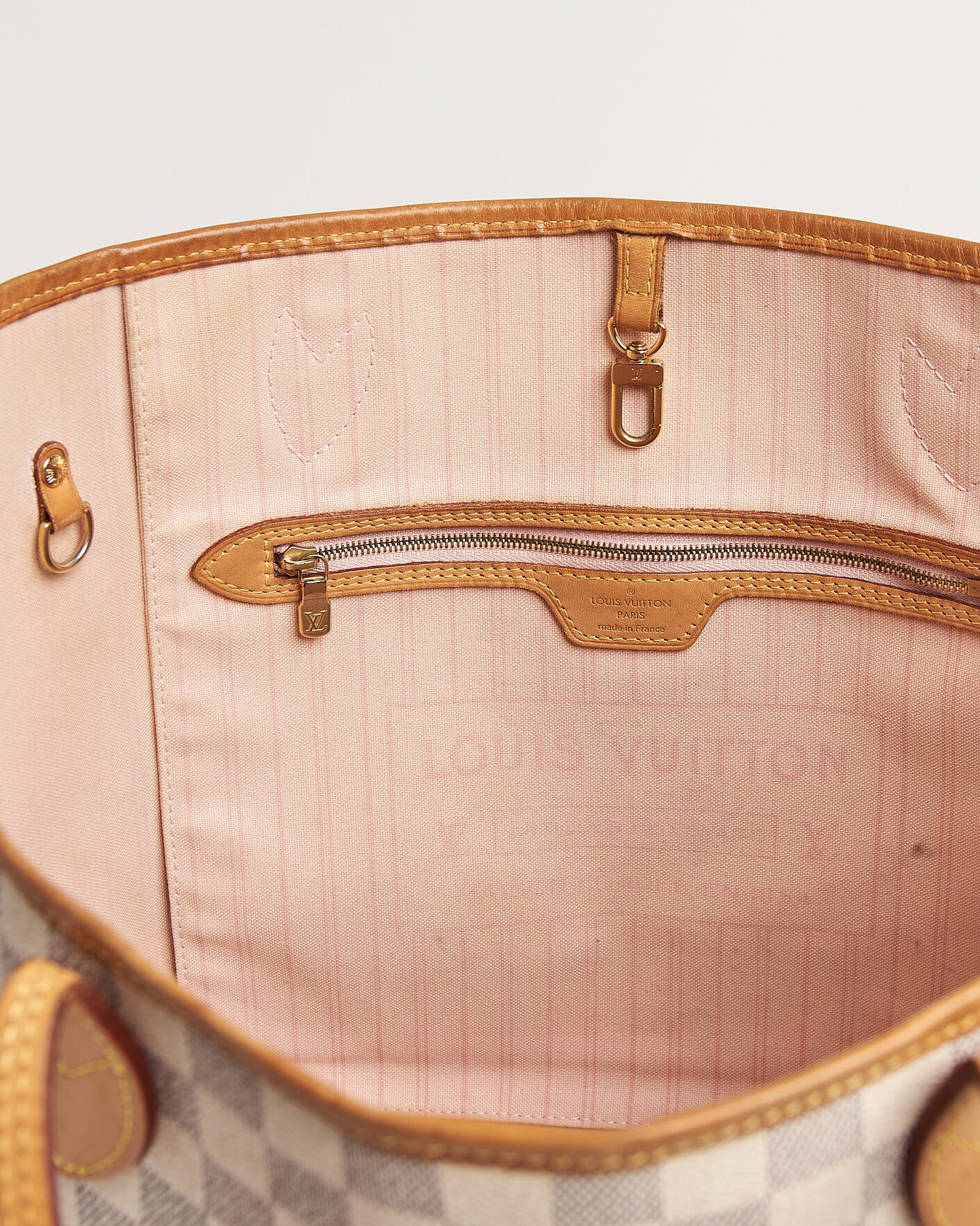 Uomini | Pre-Owned & Vintage Bags | Louis Vuitton Pre-Owned | Neverfull MM Damier Azur