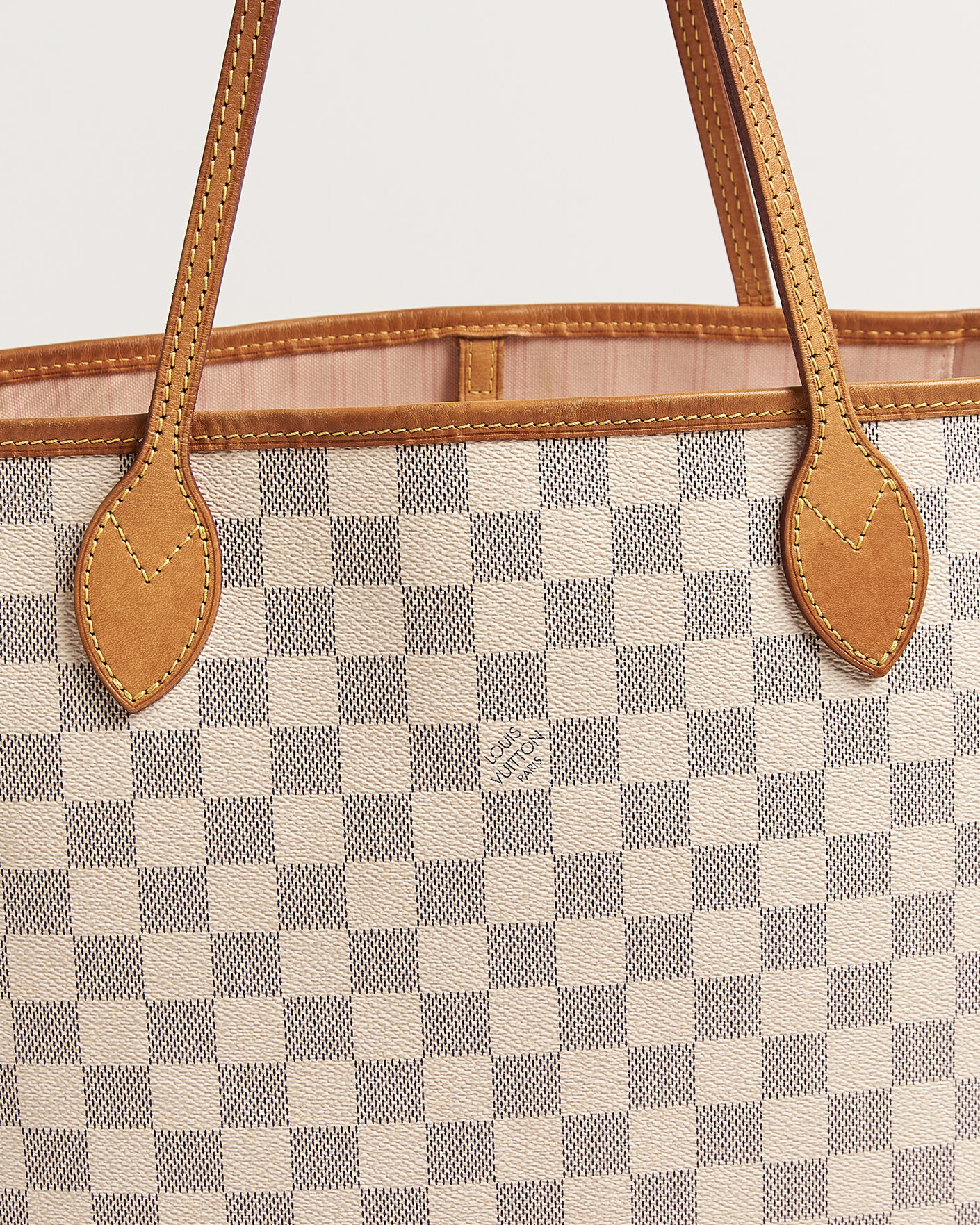 Uomini | Pre-Owned & Vintage Bags | Louis Vuitton Pre-Owned | Neverfull MM Damier Azur