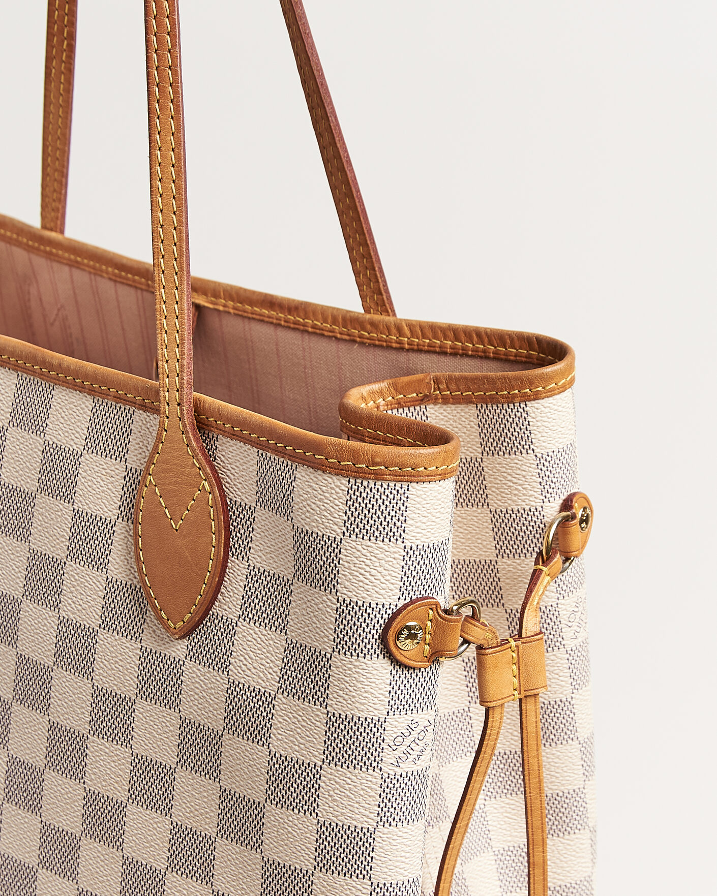 Uomini | Pre-Owned & Vintage Bags | Louis Vuitton Pre-Owned | Neverfull MM Damier Azur