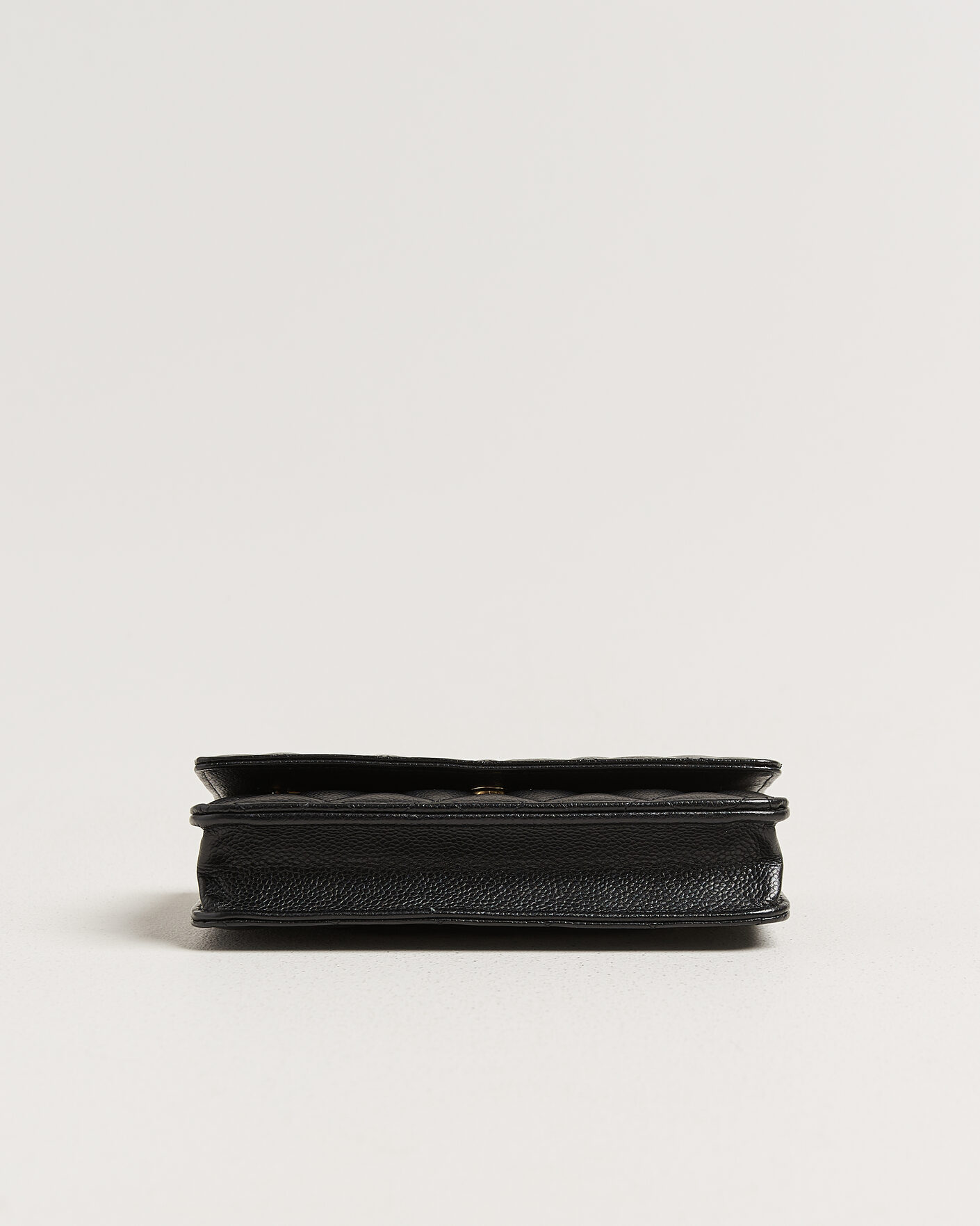 Uomini | Pre-Owned & Vintage Bags | Chanel Pre-Owned | Wallet On Chain Caviar Leather Black