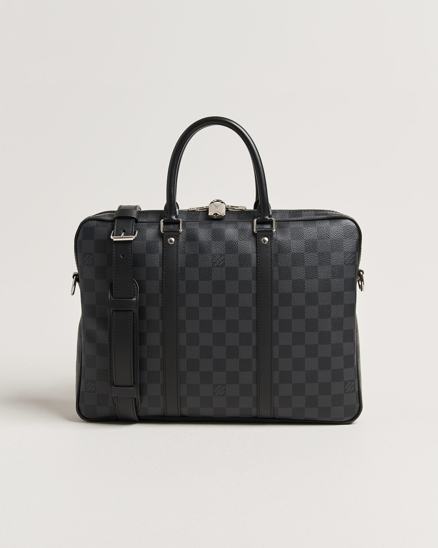 Uomini | Pre-Owned & Vintage Bags | Louis Vuitton Pre-Owned | Porte Documents Damier Graphite