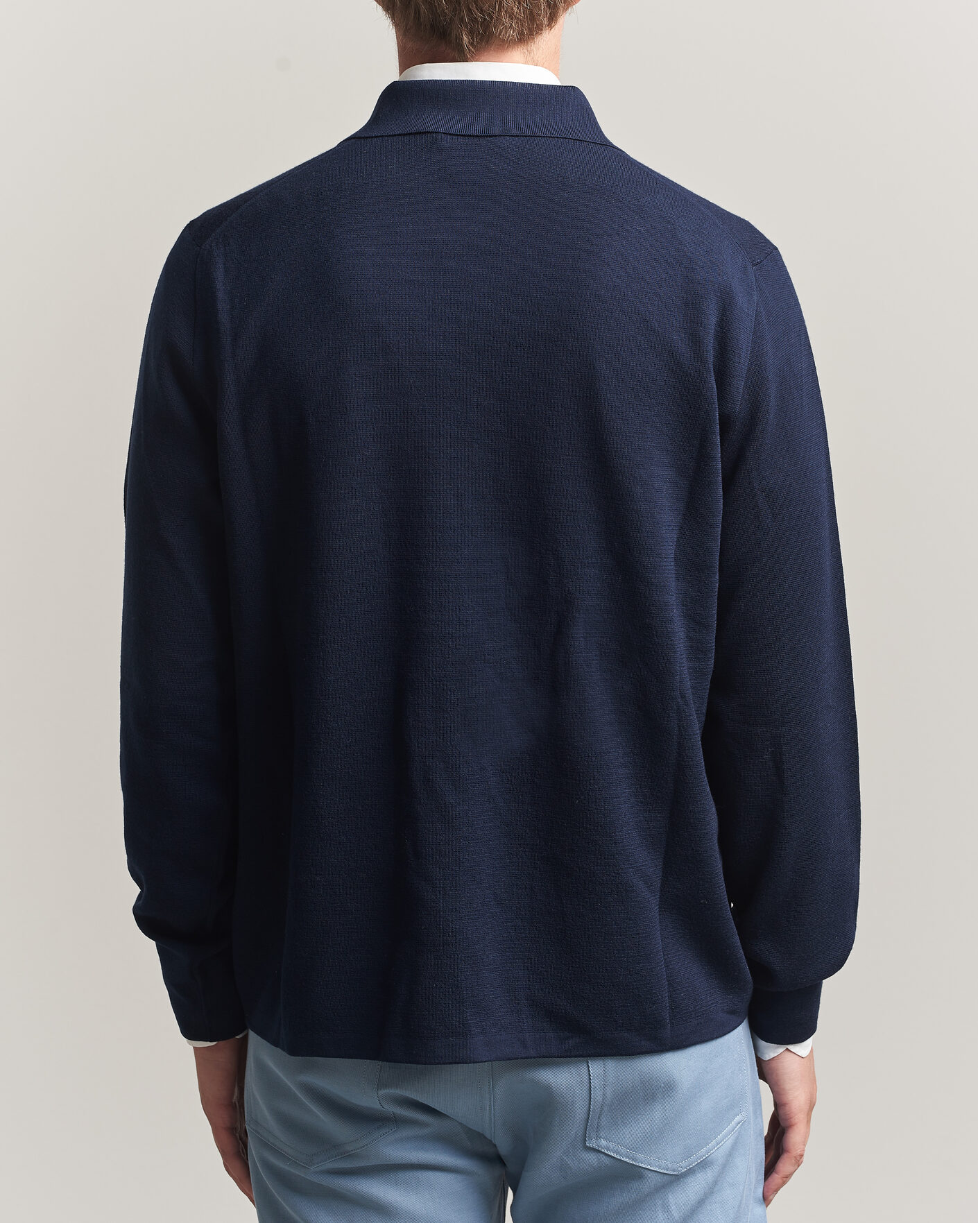 Uomini | Maglieria | Ralph Lauren Purple Label | Milano Stich Cardigan  Racing Navy