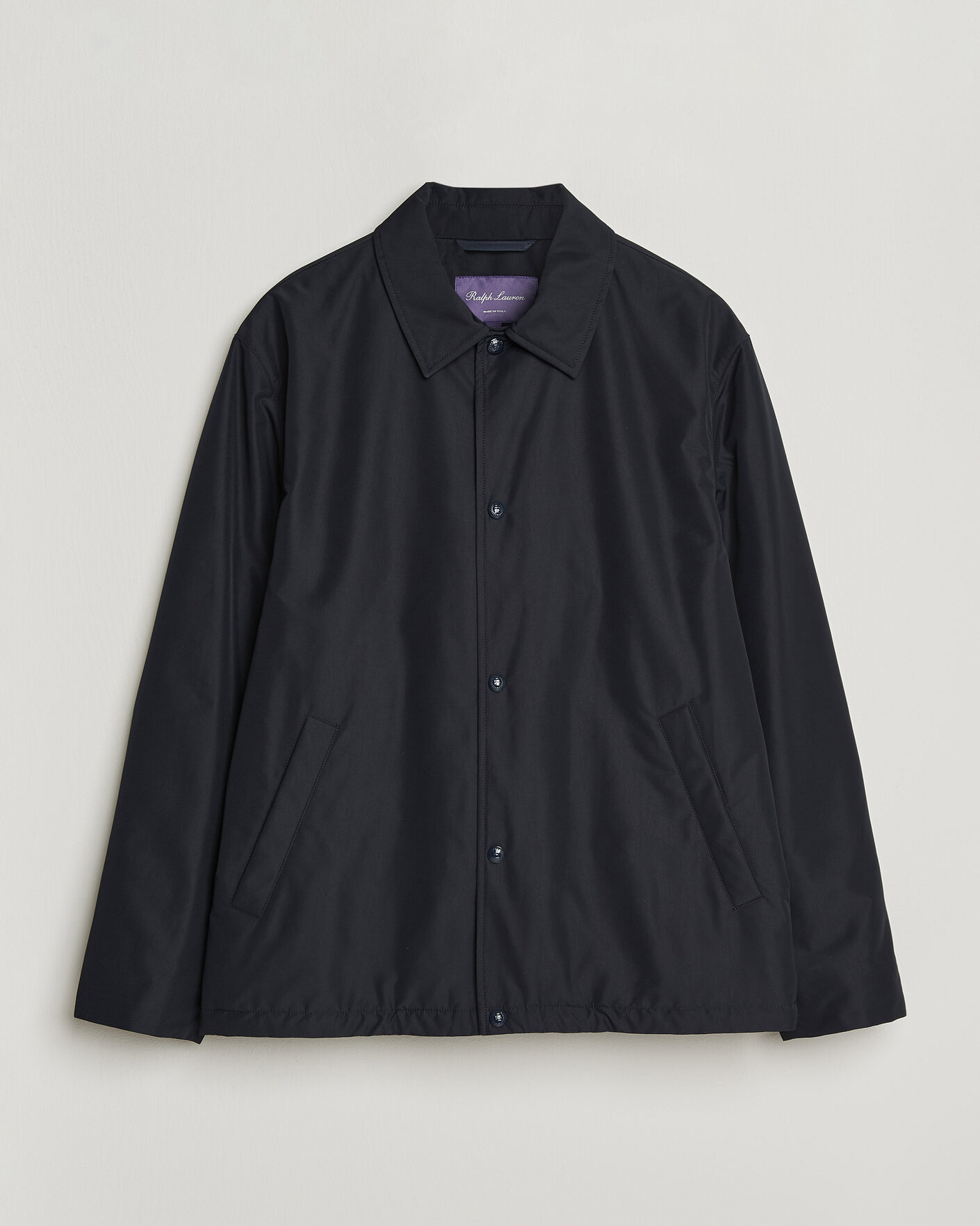 Uomini | Giacche | Ralph Lauren Purple Label | Nylon Bomber Jacket Racing Navy