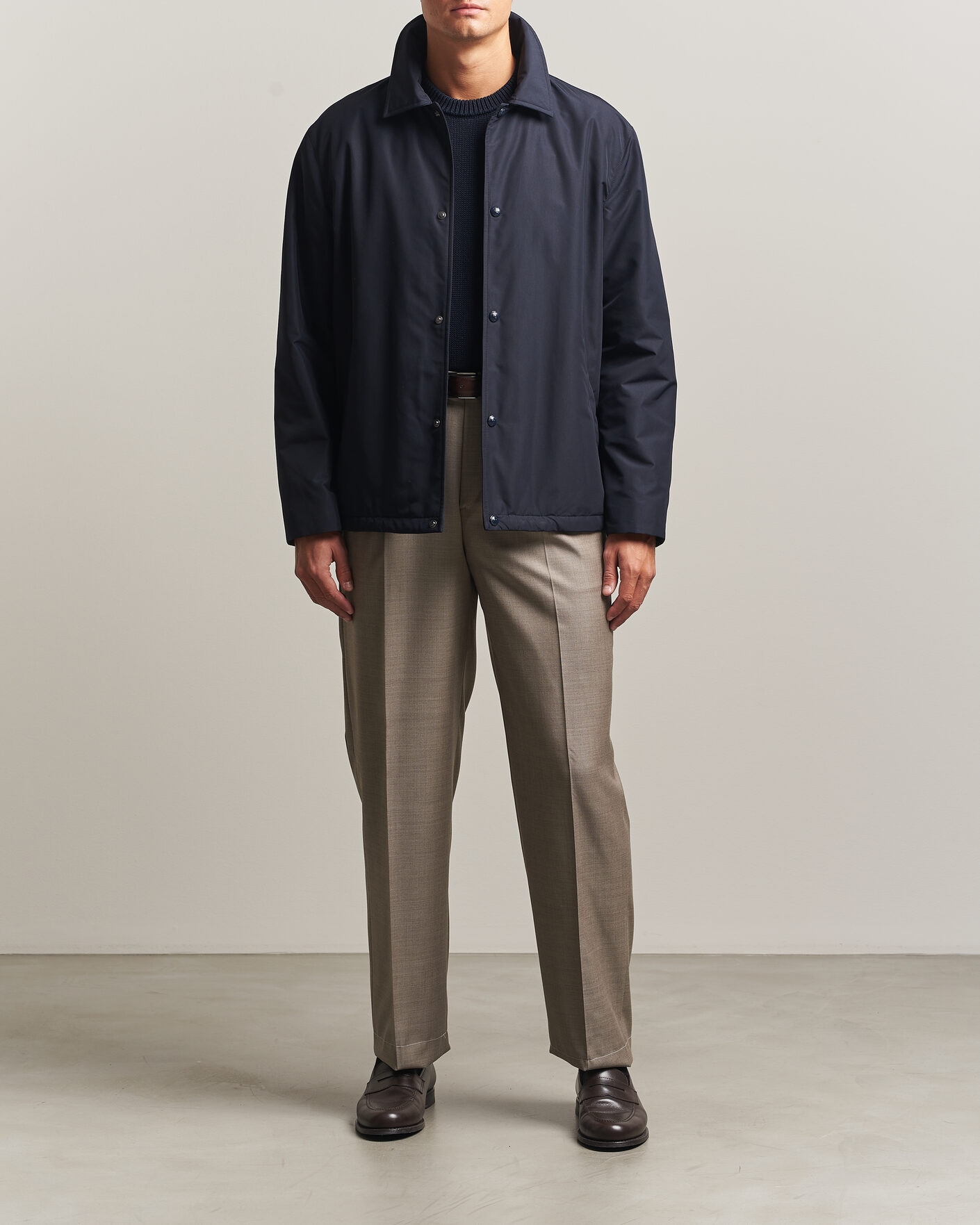 Uomini | Giacche | Ralph Lauren Purple Label | Nylon Bomber Jacket Racing Navy