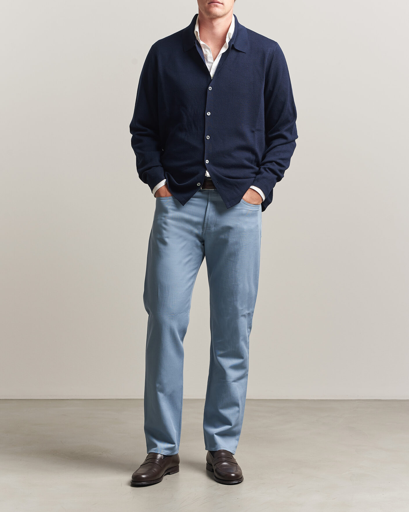 Uomini | Pantaloni | Ralph Lauren Purple Label | 5-Pocket Italian Denim Pants Winward Blue