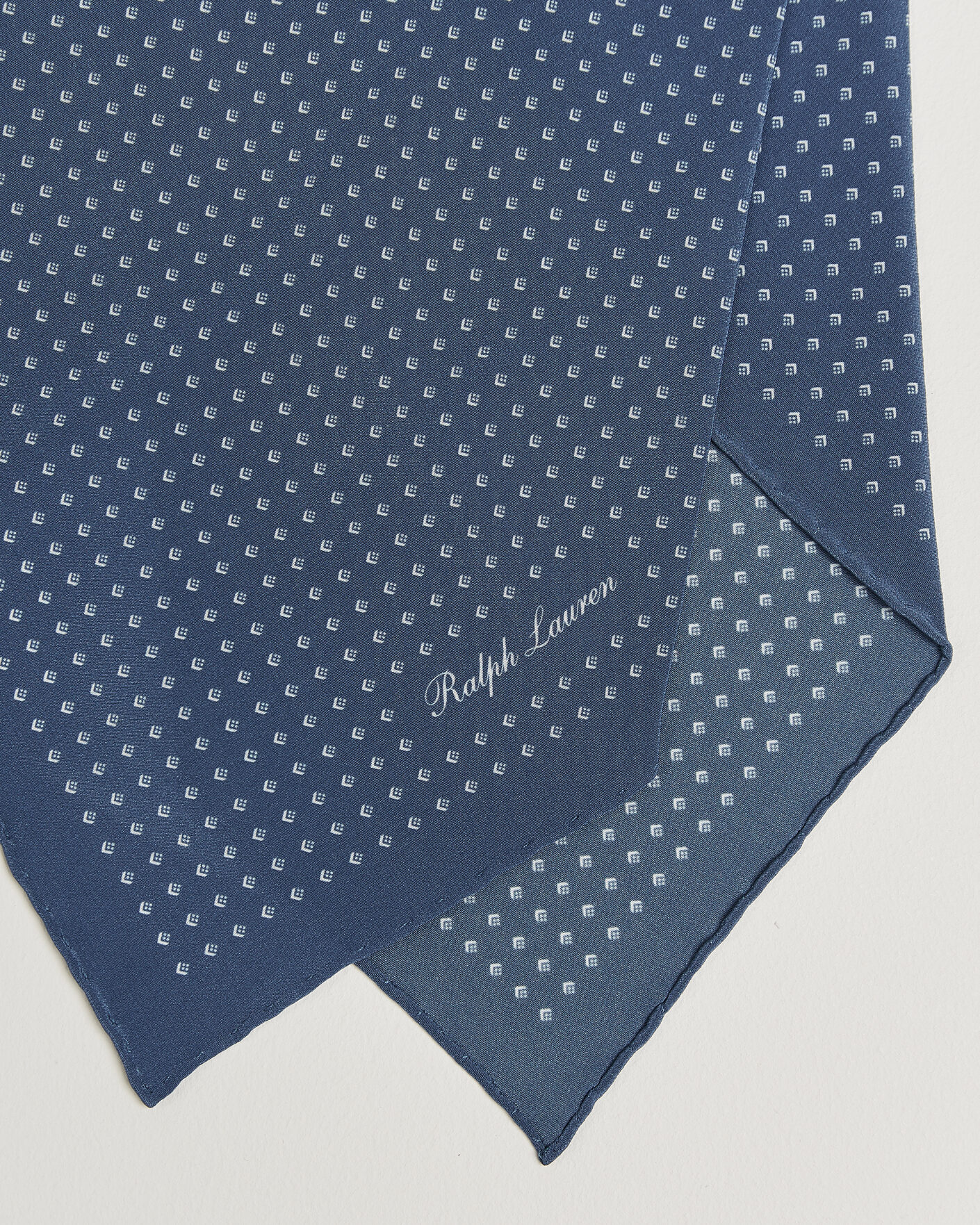 Uomini | Sciarpe | Ralph Lauren Purple Label | Silk Neckerchief Blue Horizon