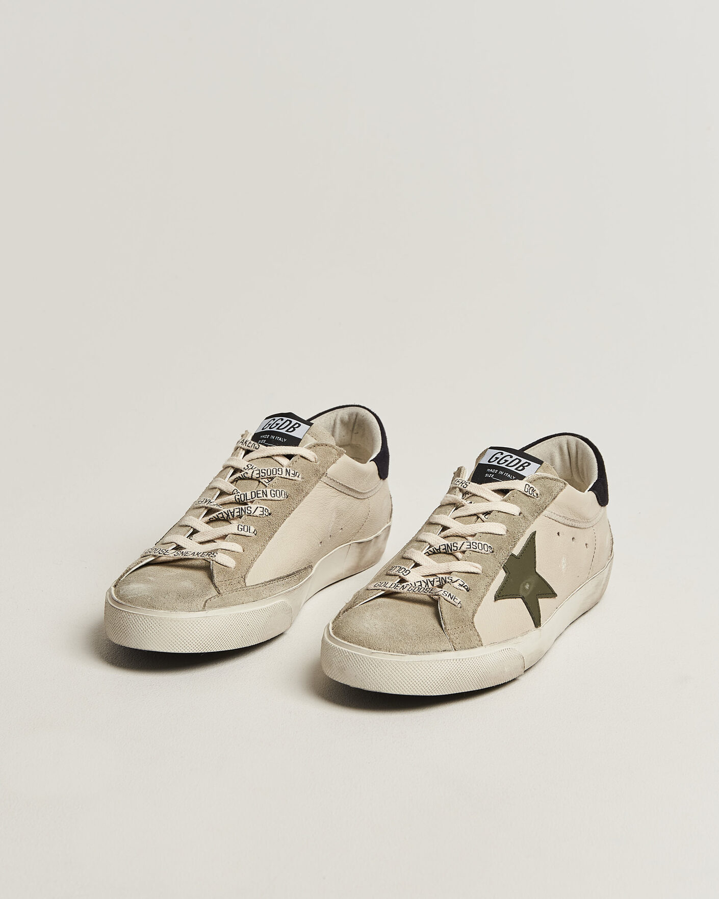 Uomini | Sneakers | Golden Goose | Super-Star Sneakers Cream/Grey
