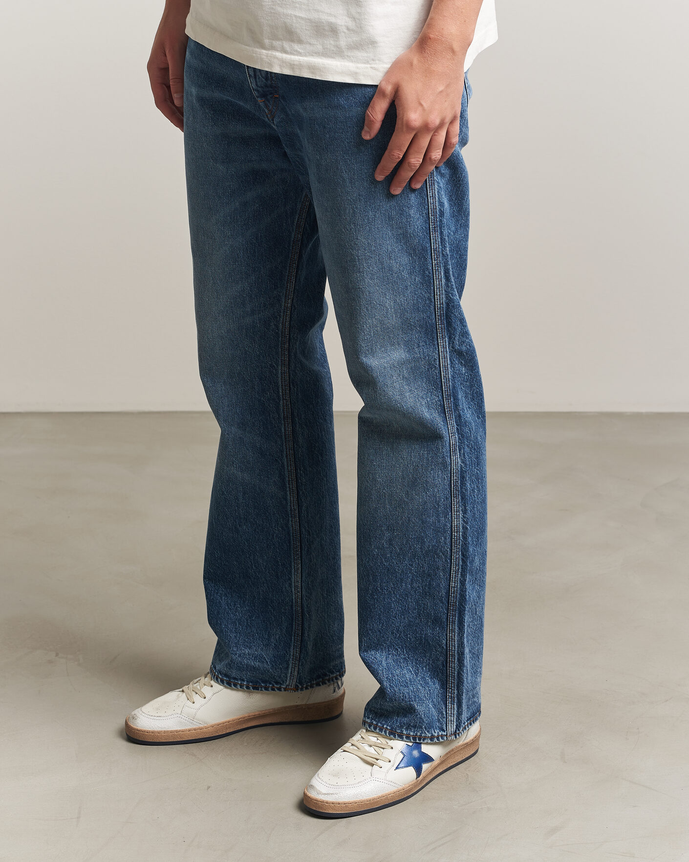 Uomini | Sneakers | Golden Goose | Ball Star Sneakers White/Blue