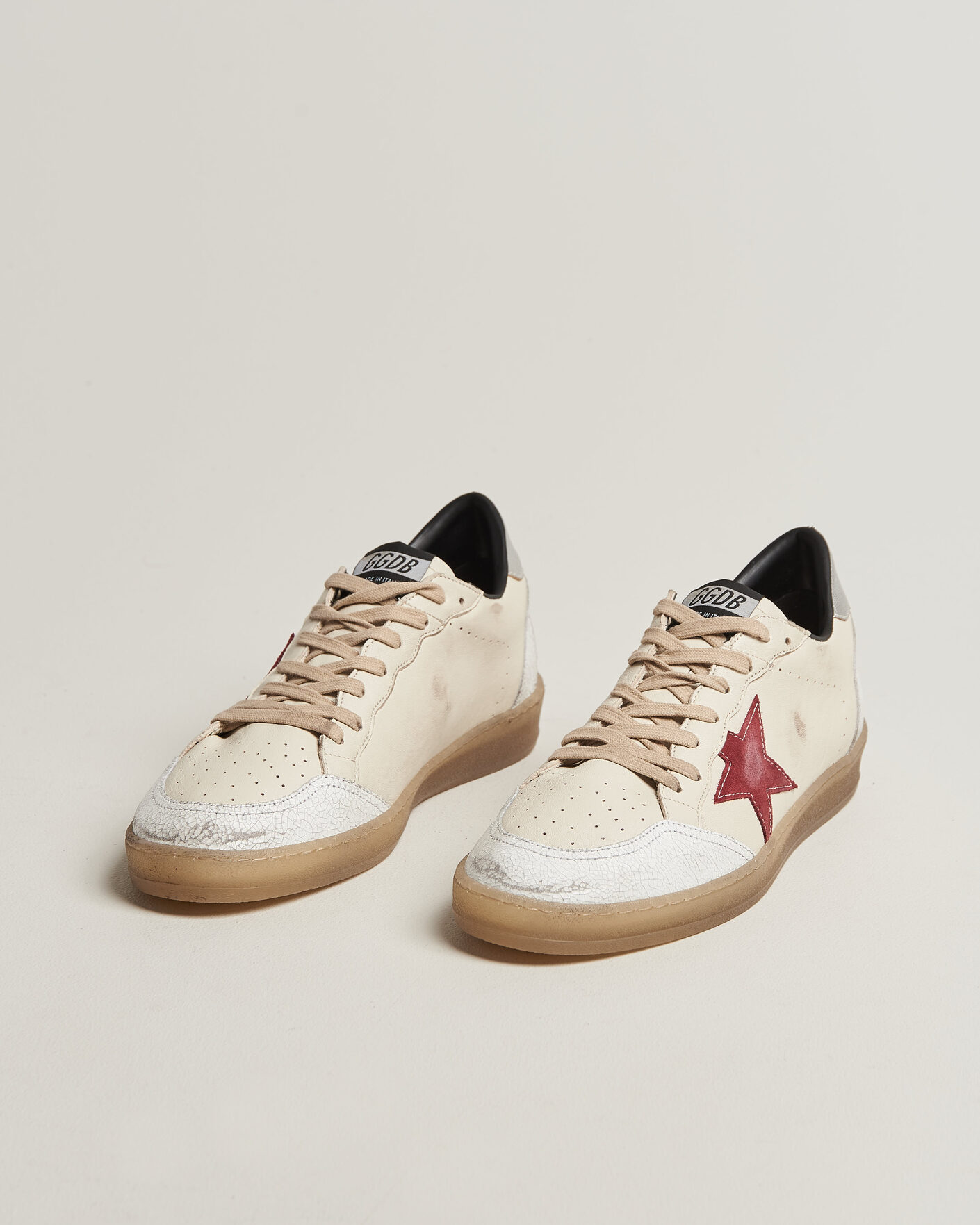 Uomini | Sneakers | Golden Goose | Ball Star Sneakers White/Red