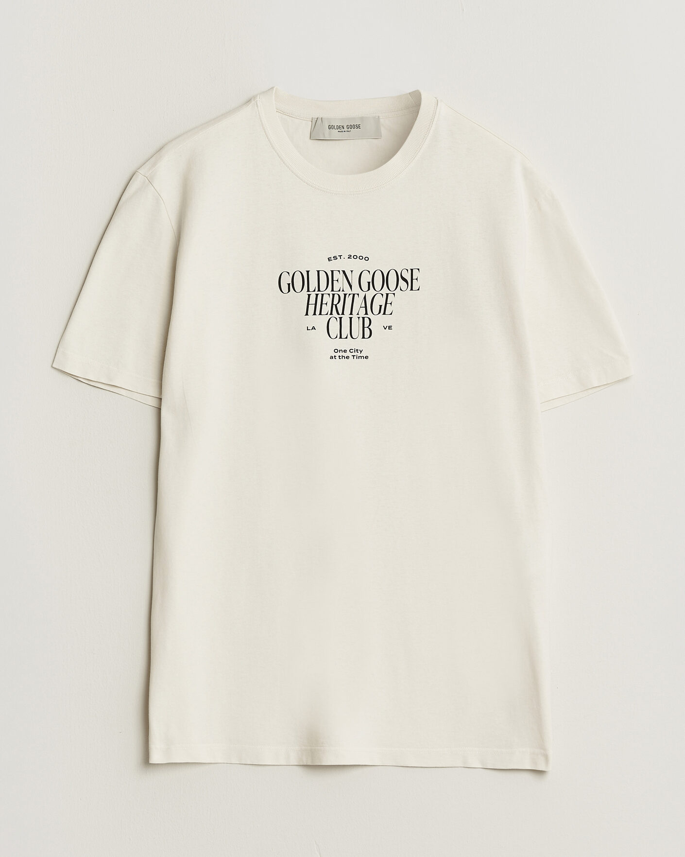 Uomini | T-shirt | Golden Goose | Journey Print T-Shirt Heritage White