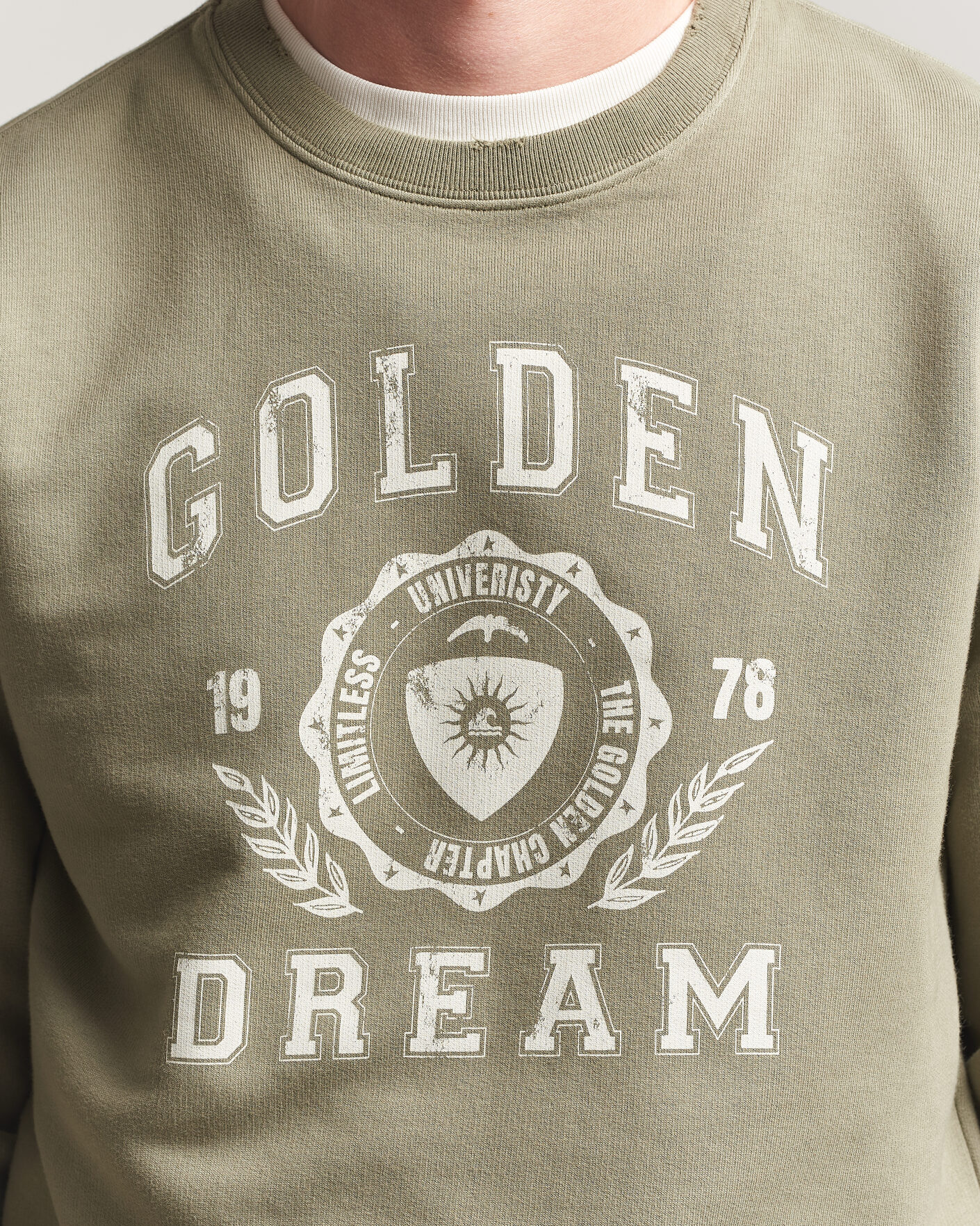 Uomini | Maglieria | Golden Goose | Garment Dyed Sweatshirt Vintage Kalamata
