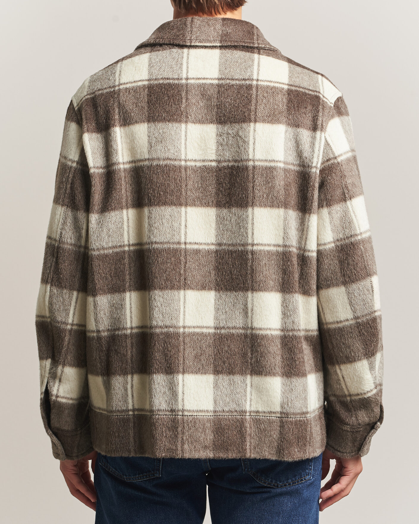 Uomini | Giacche | Golden Goose | Wool/Mohair Work Jacket Brown/White