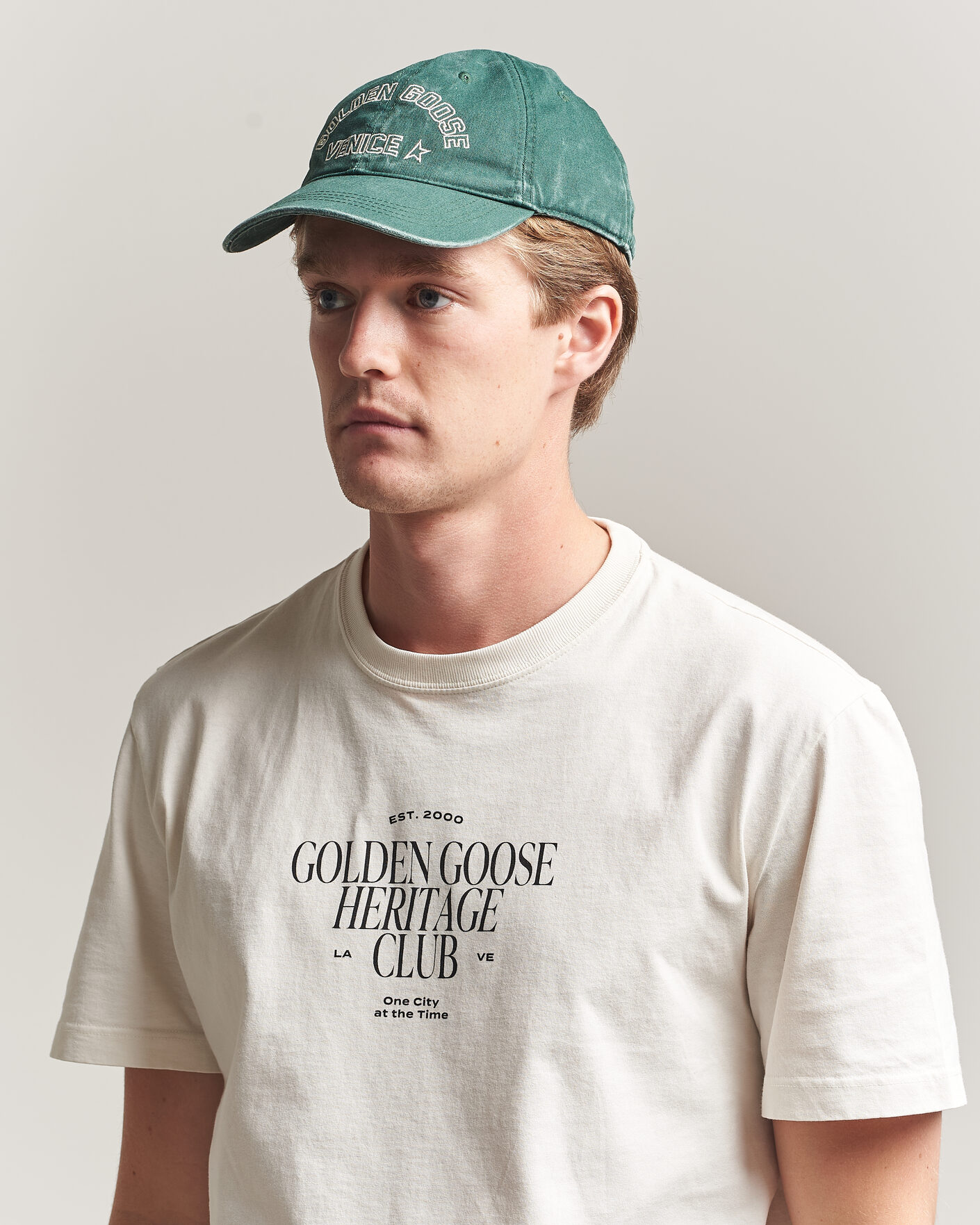 Uomini | Cappelli & Berretti | Golden Goose | Journey Baseball Cap Pineneedle